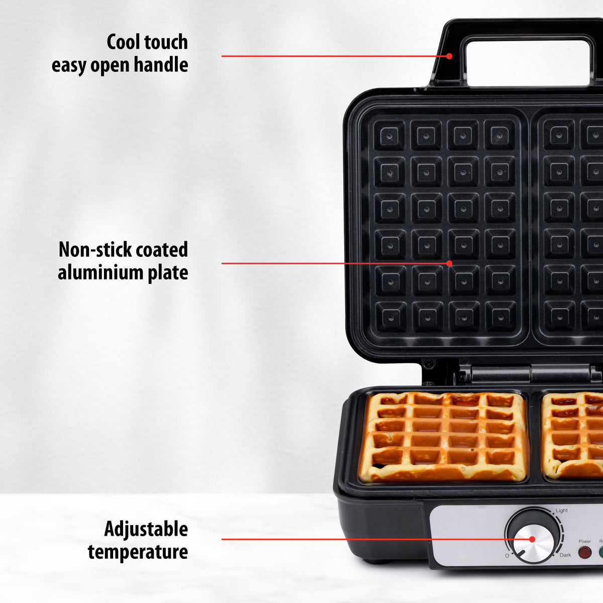 Waffle Maker 230V 1000W