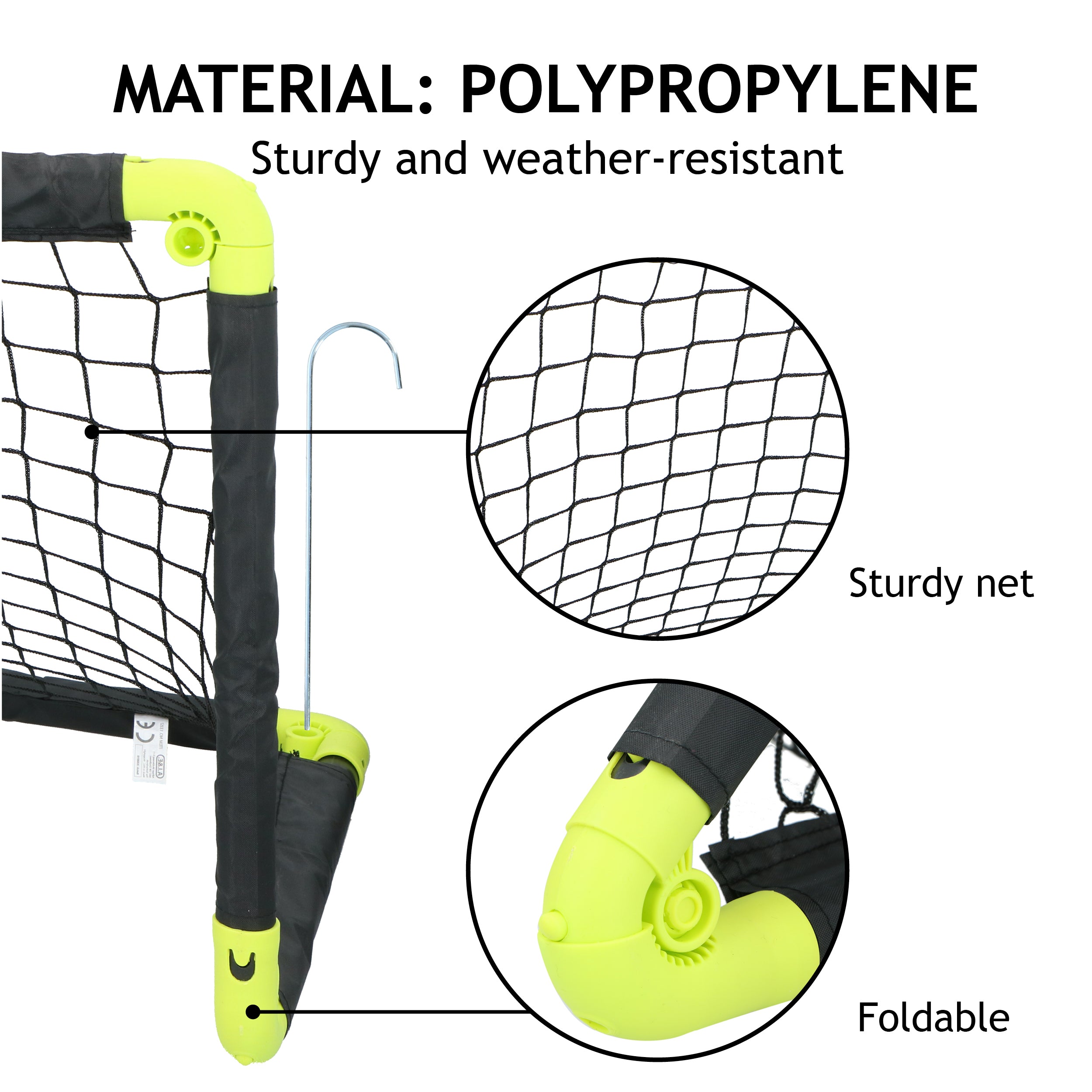 Soccer Goal Foldable 53,5Cm Pp