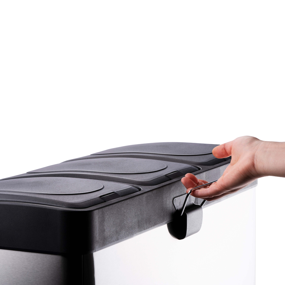 Pedal Bin 3X15L 4Pc