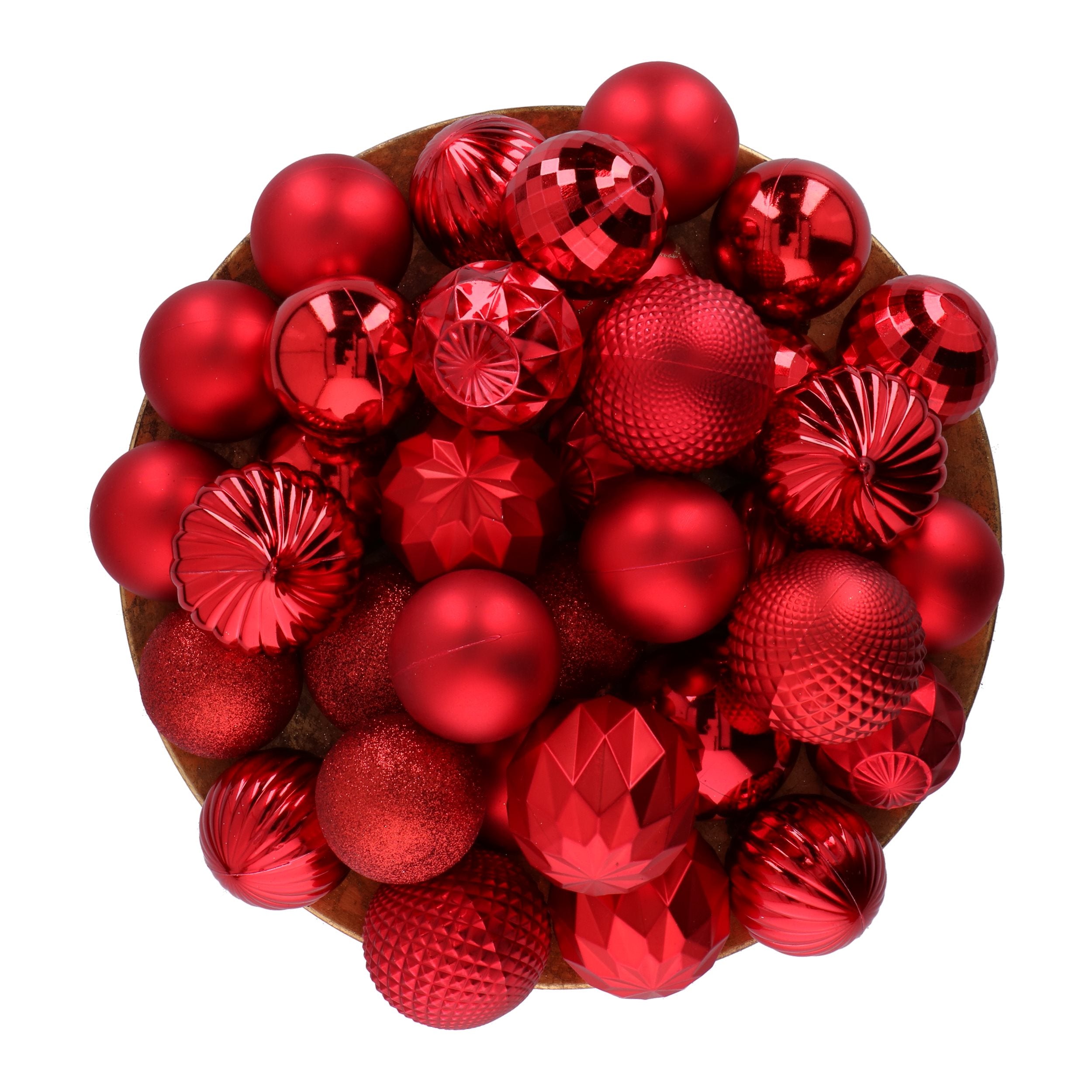 Tree Decoration Red 60Pc