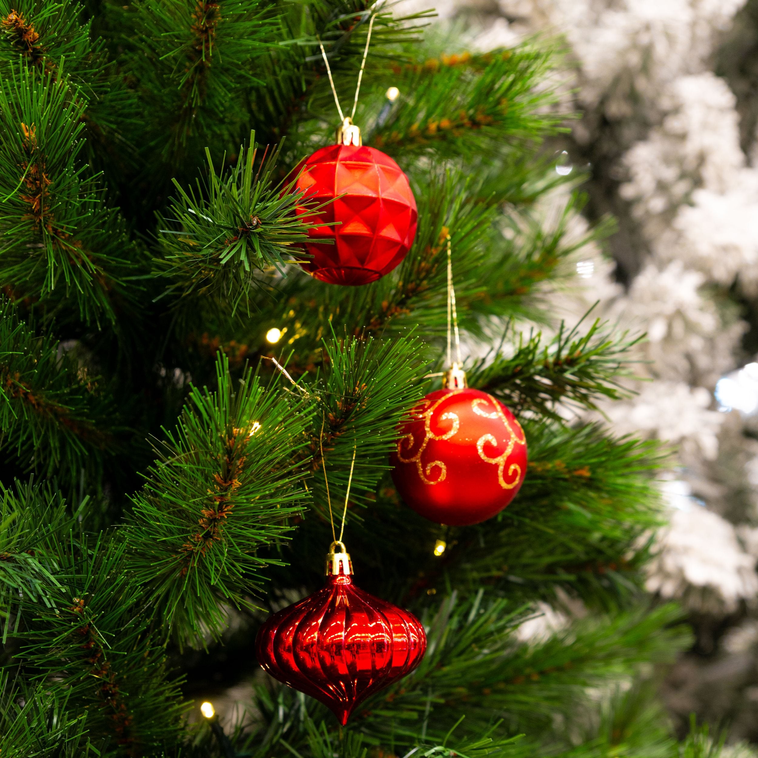 Tree Decoration Red 60Pc