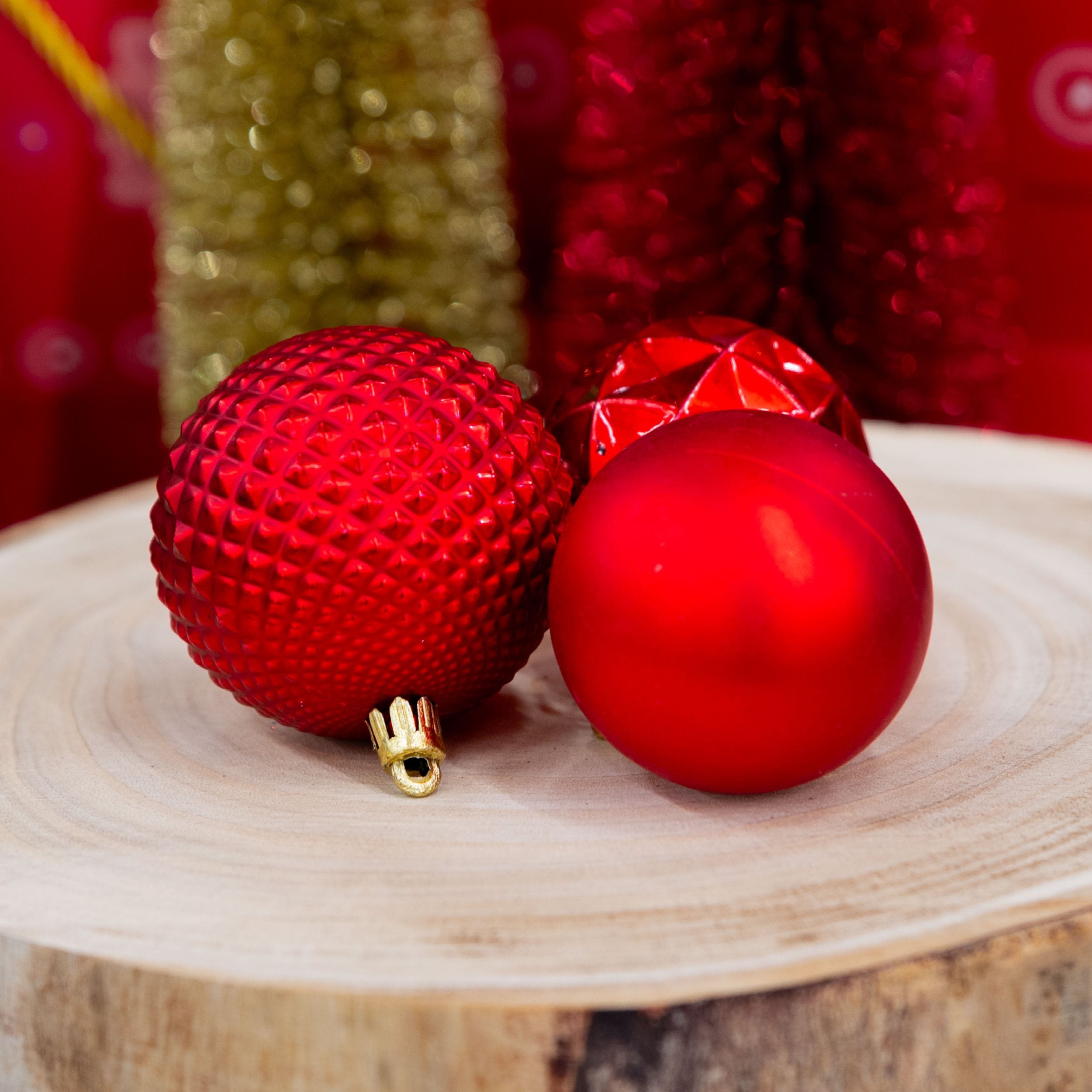 Tree Decoration Red 60Pc