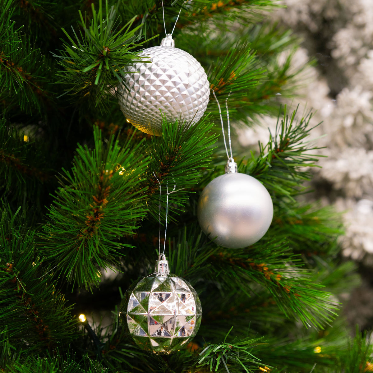 Tree Decoration Silver 60Pc