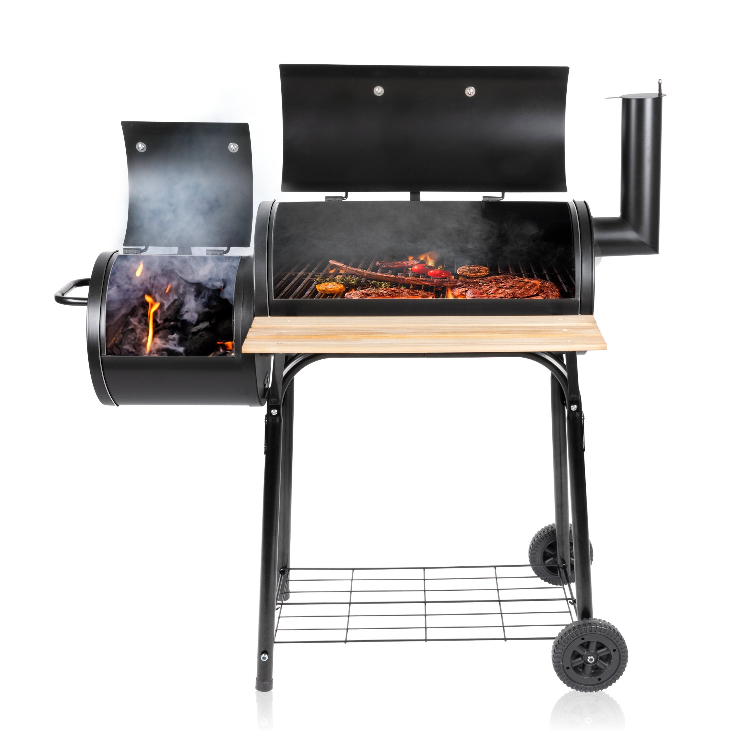 Bbq Grill Smoker 104X58X114Cm