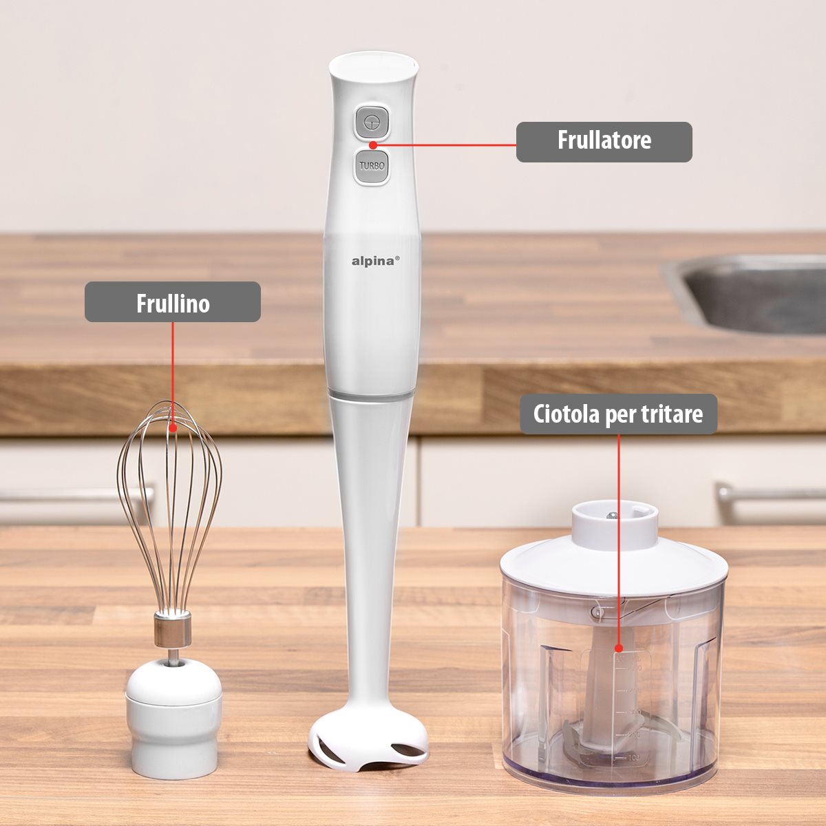 Hand Blender Set 230V 400W