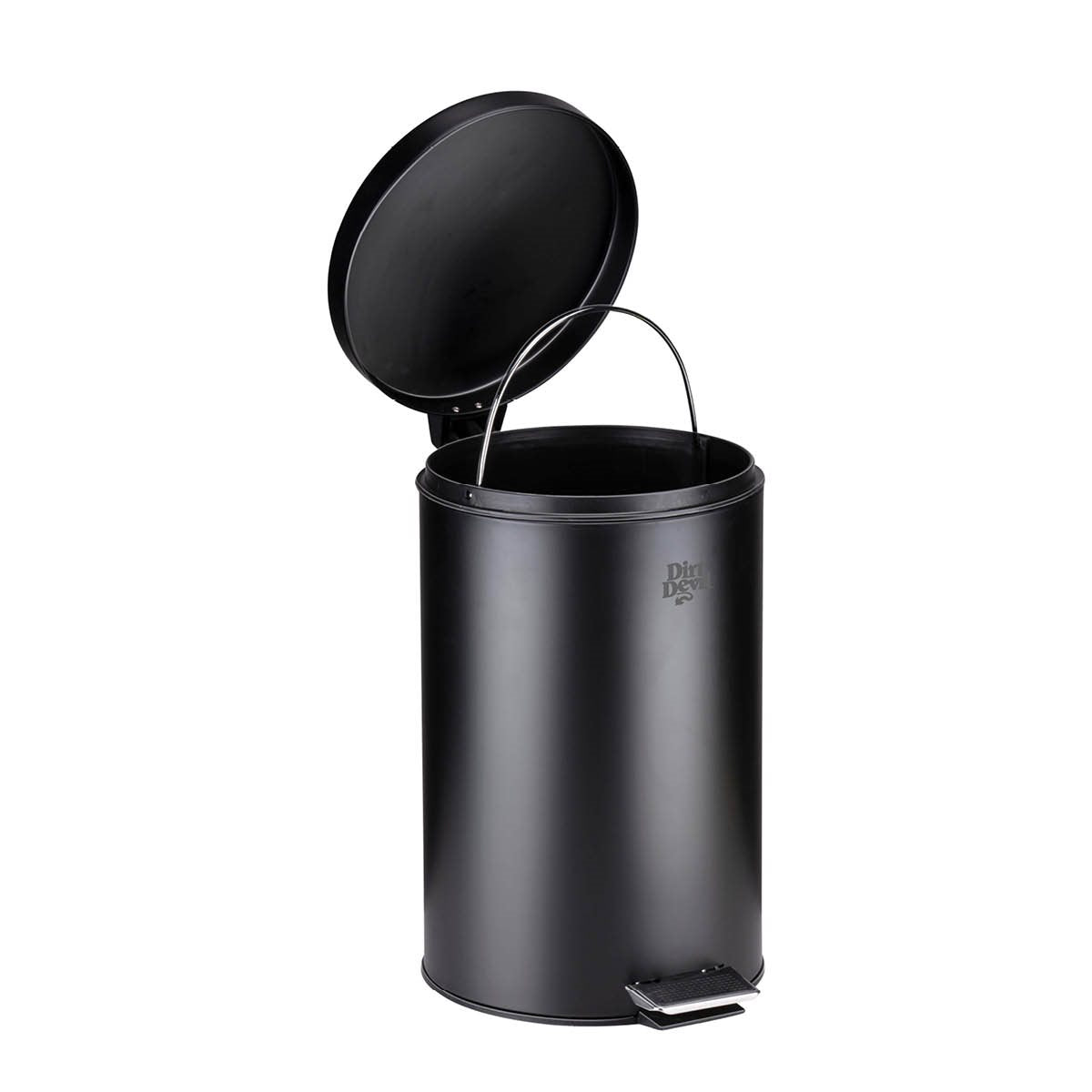 Pedal Bin 12L 2Pc Powder Coated