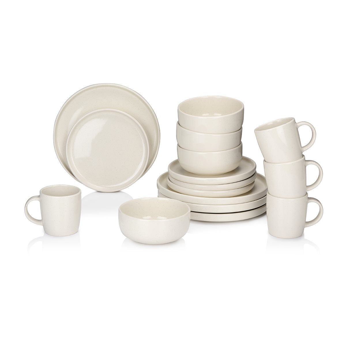 Dinner Set Cream 16Pcs