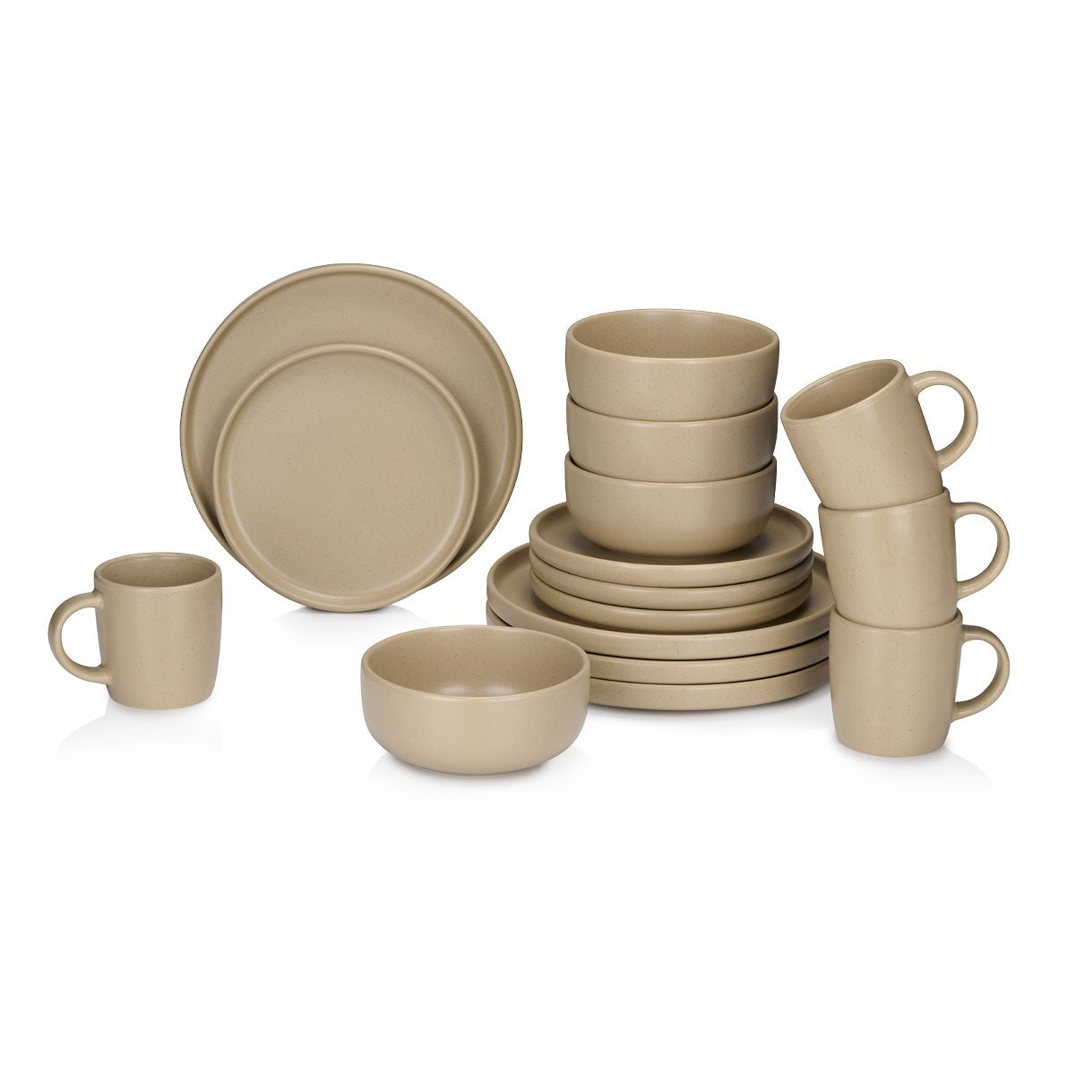 Dinner Set Sand 16Pcs