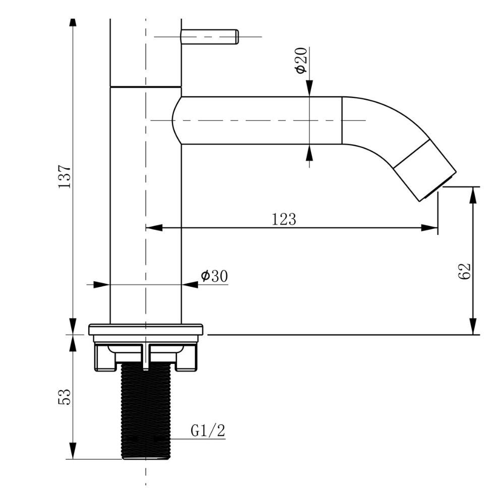 Fonteinset Keramiek Kraan Gebogen Mat Zwart 30 X 30 X 10 Cm