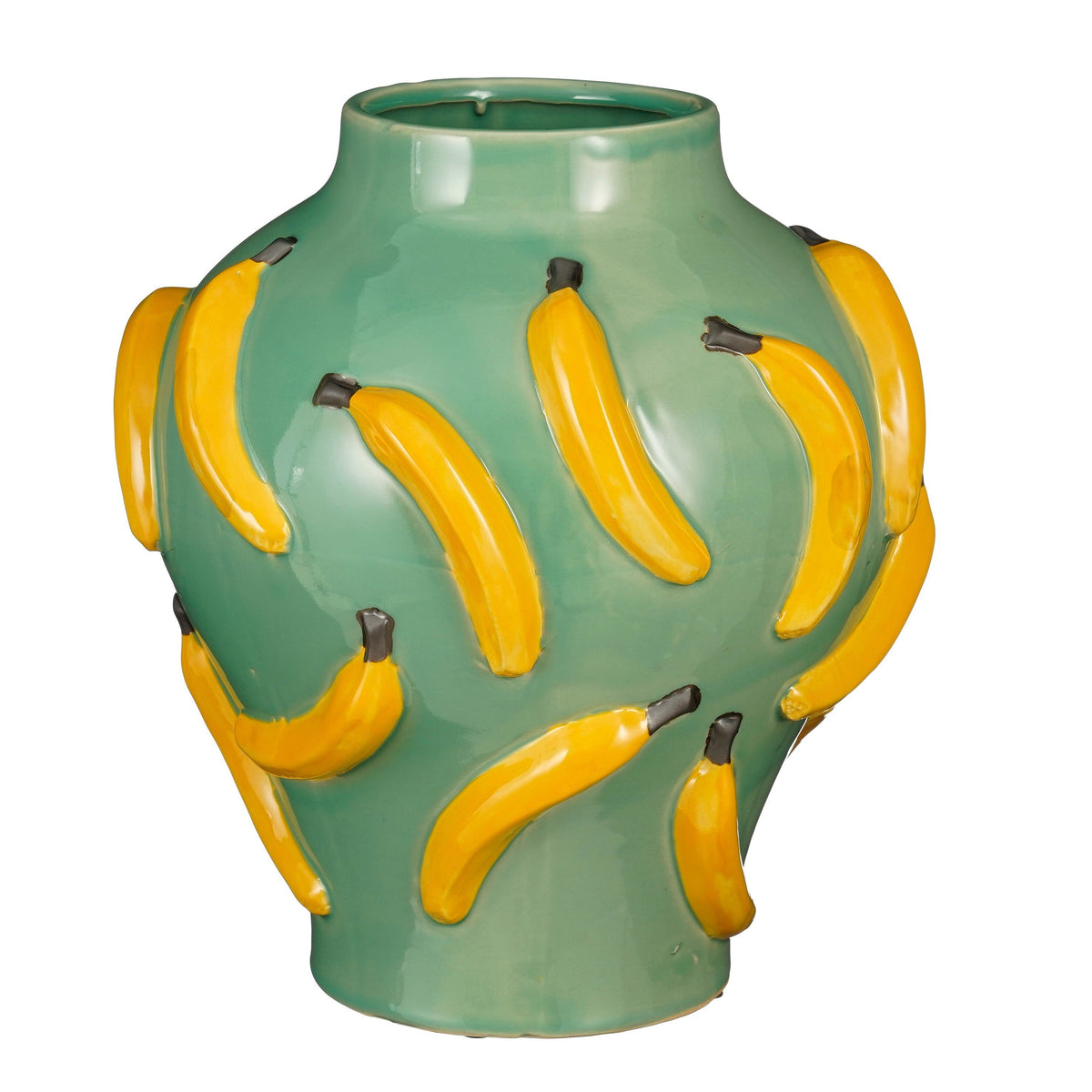 Moza Vase L. Green - H37,5Xd34Cm