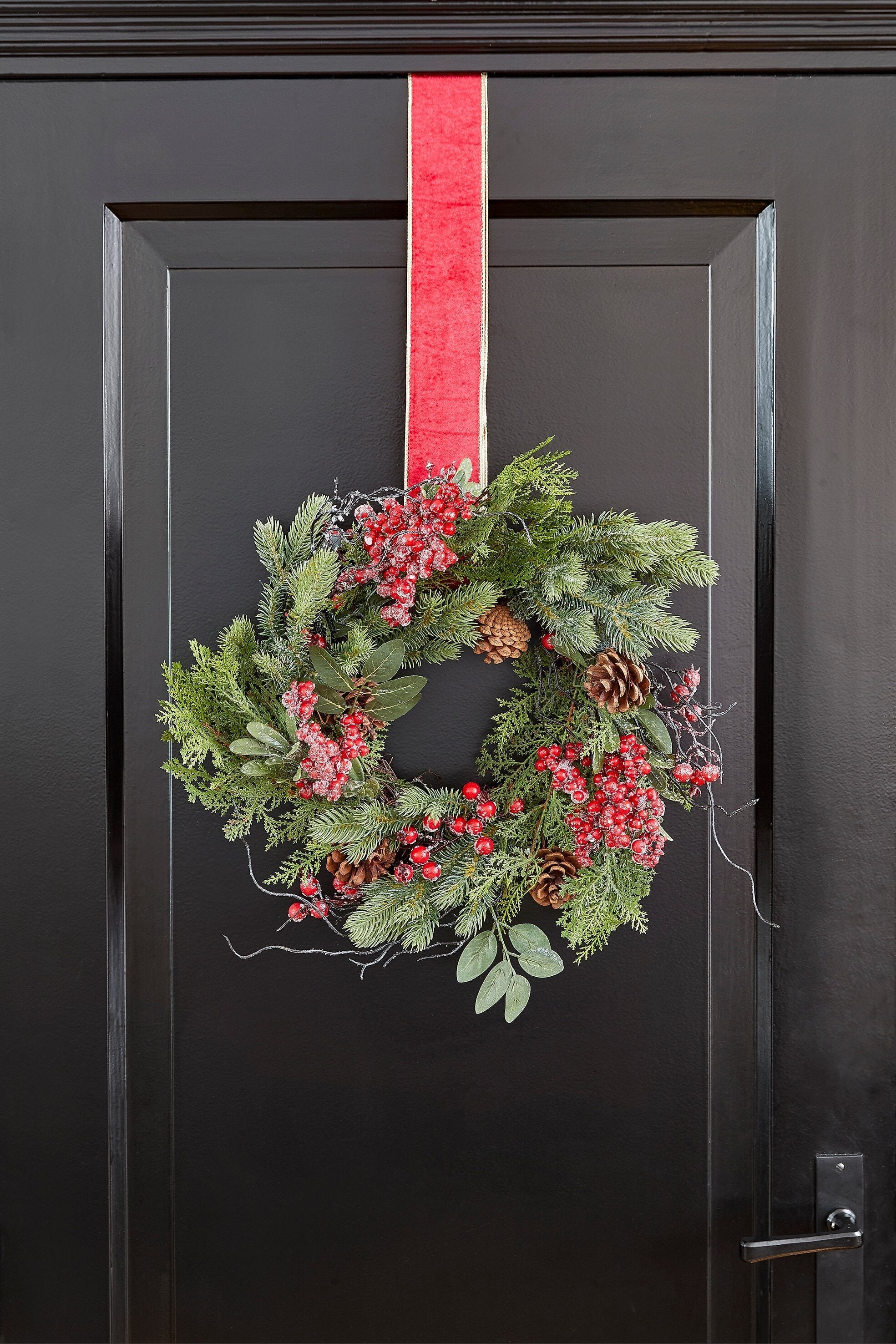 Randell Christmas Wreath - Ø50 Cm - Red
