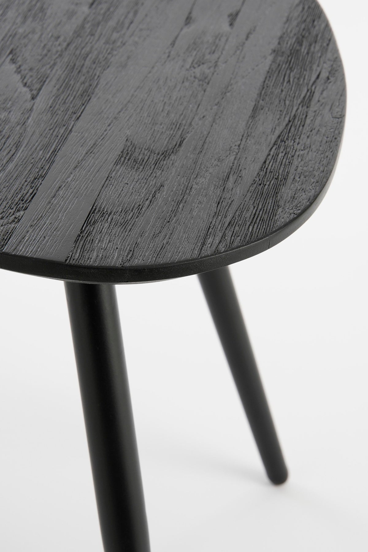 Jailey Side Table Black Set Of 2 - L84Xw39Xh39Cm