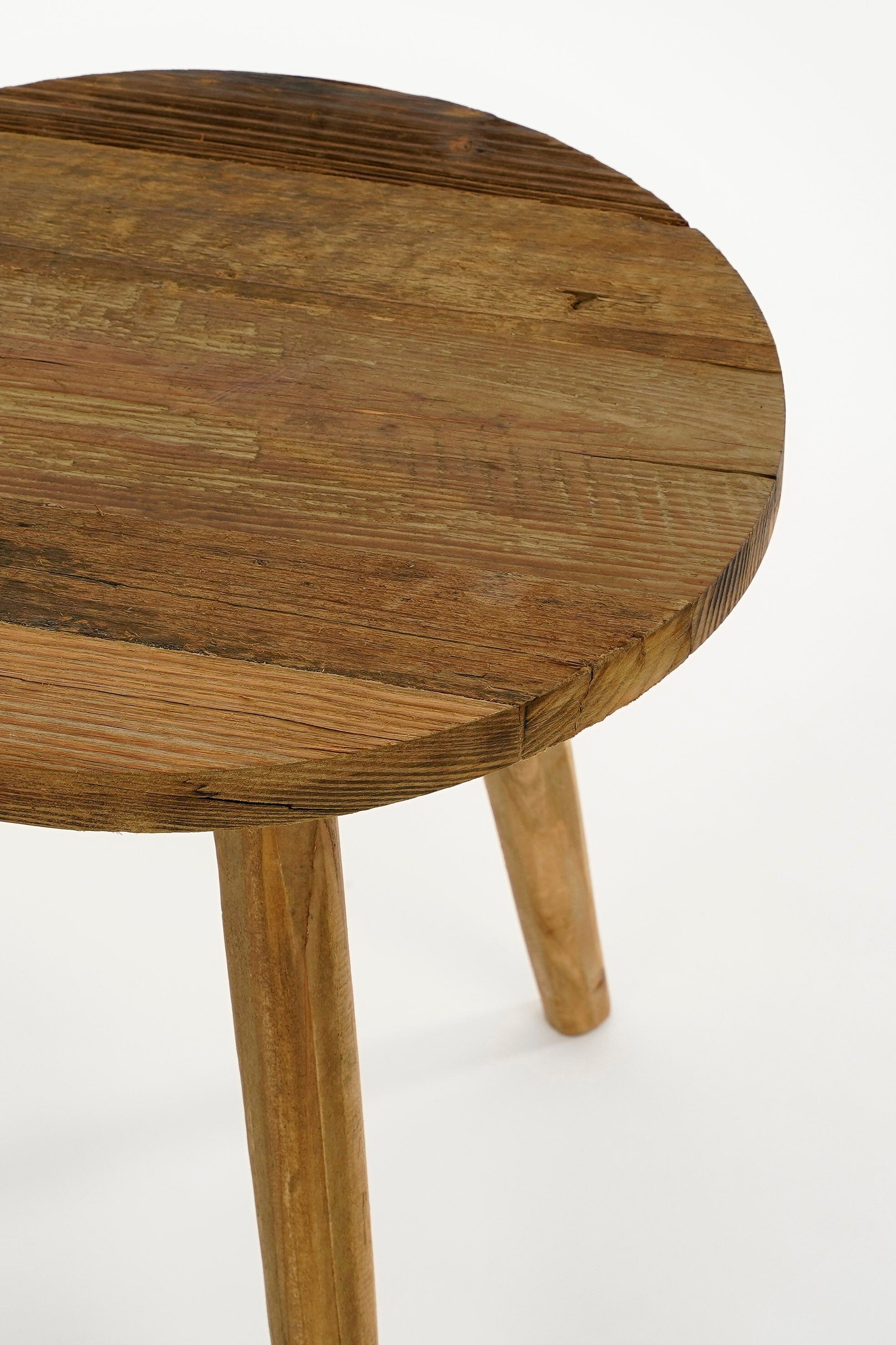 Bold Side Table Recycled Wood Brown - H42,5Xd40Cm