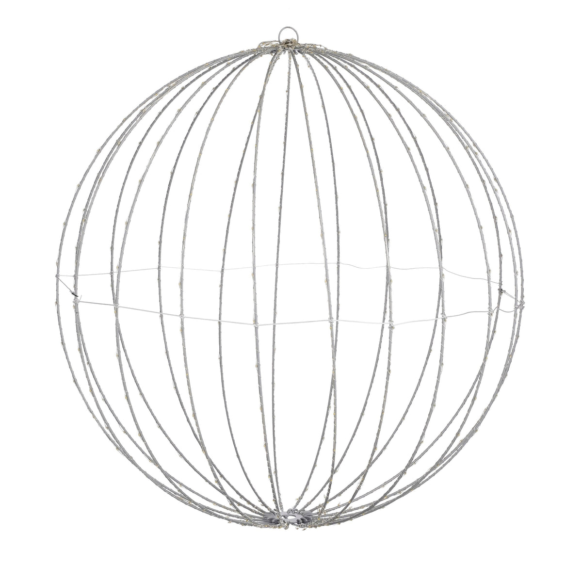 Ball Classic White 400Led Ip44 With Timer - D60Cm