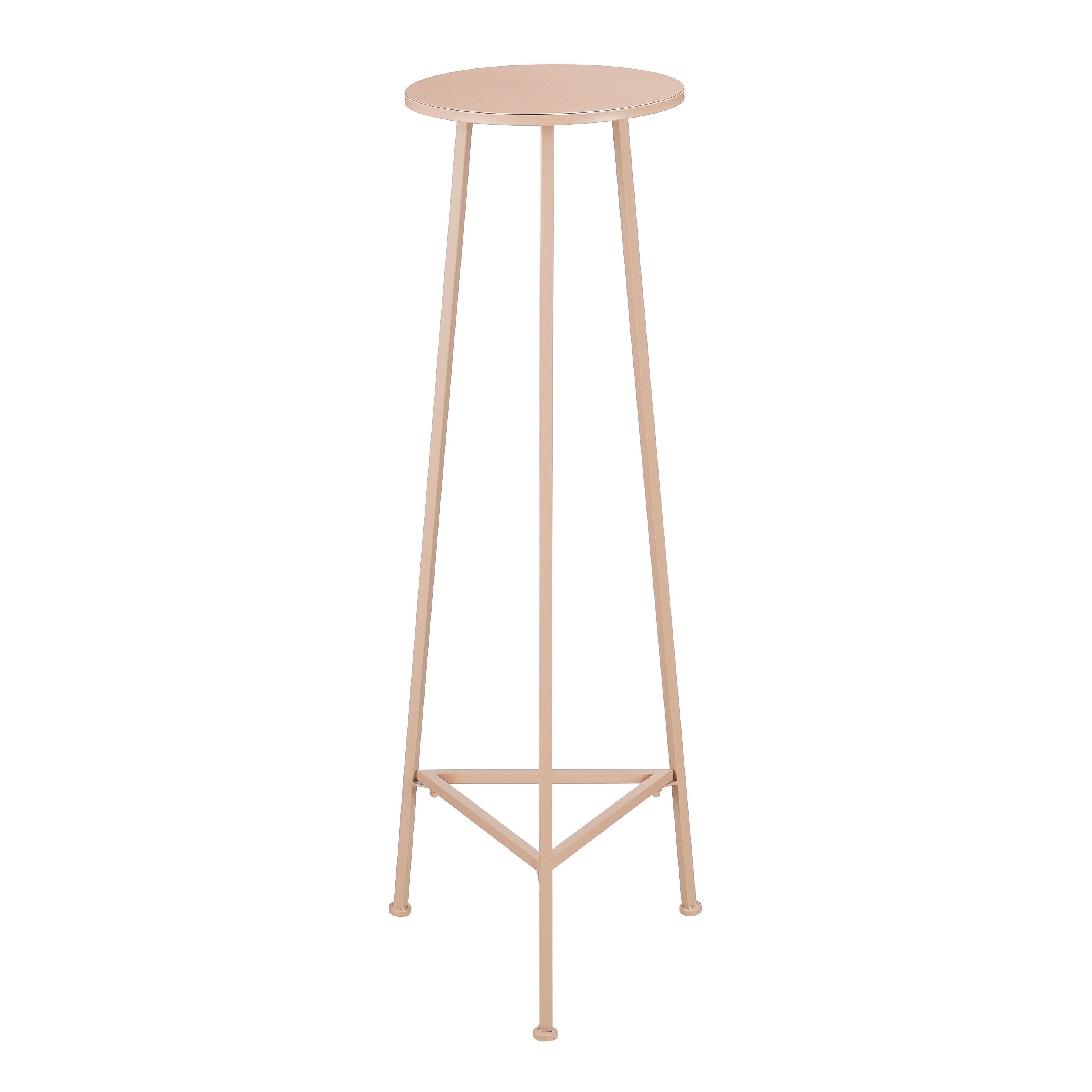 Adine Planttable L. Pink - H120Xd35Cm