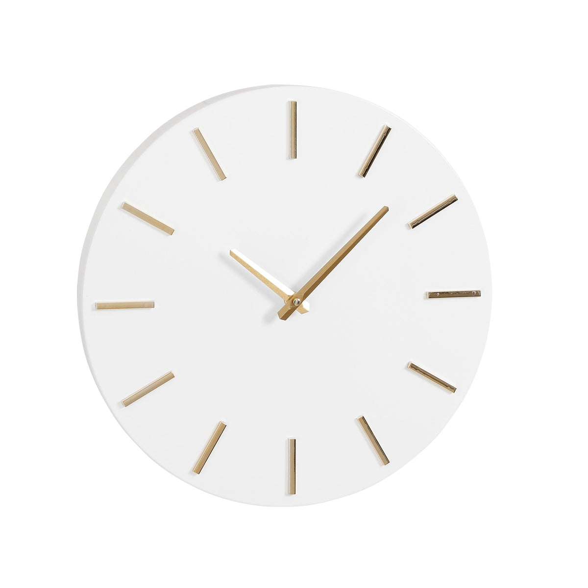 Brixen Wall Clock Aluminium White - H4Xd35,5Cm