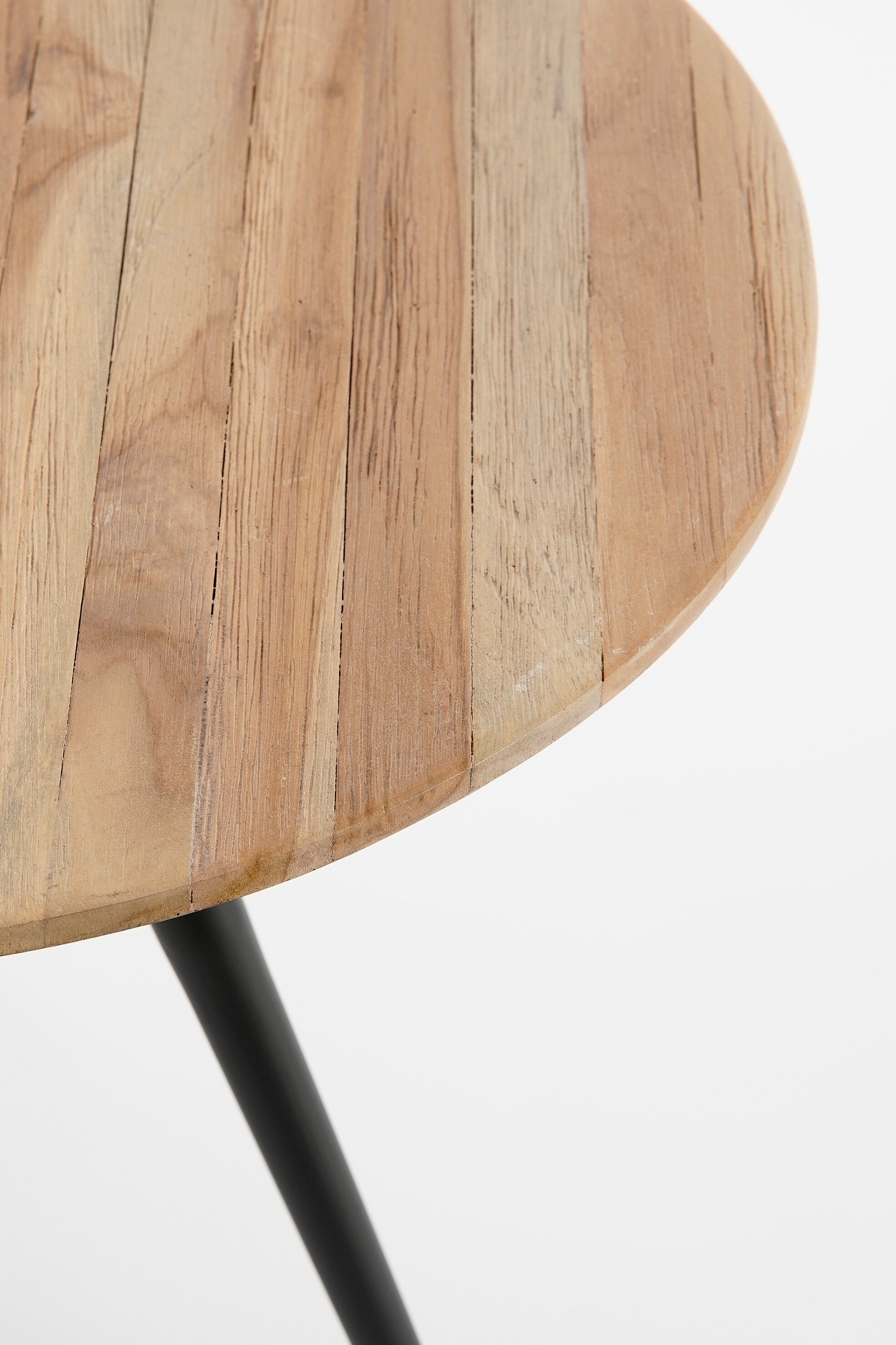 Jailey Side Table Brown Set Of 2 - H49Xd50Cm