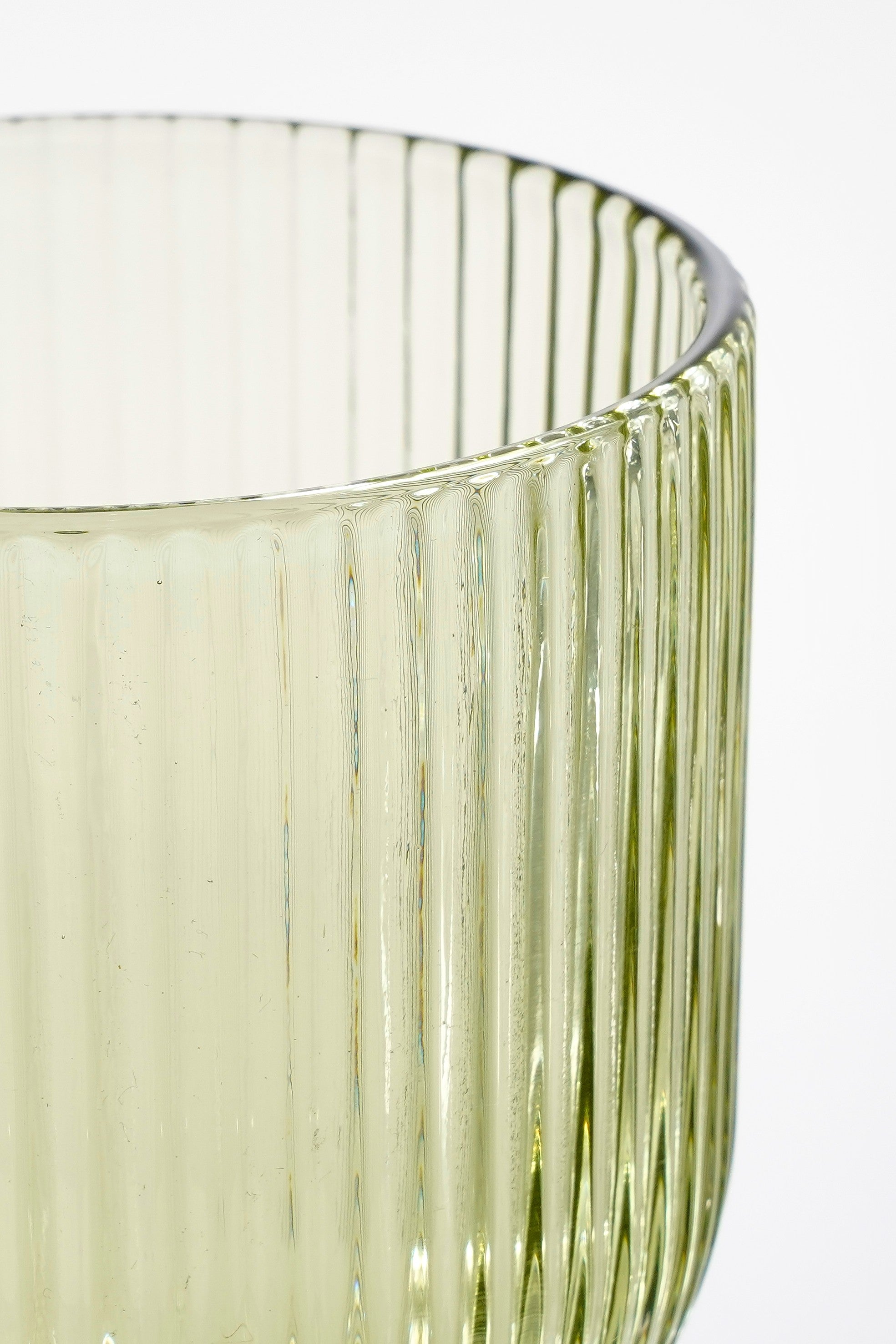 Merlot Wine Glass - Set Of 6 - 250 Ml - Glass - Light Green