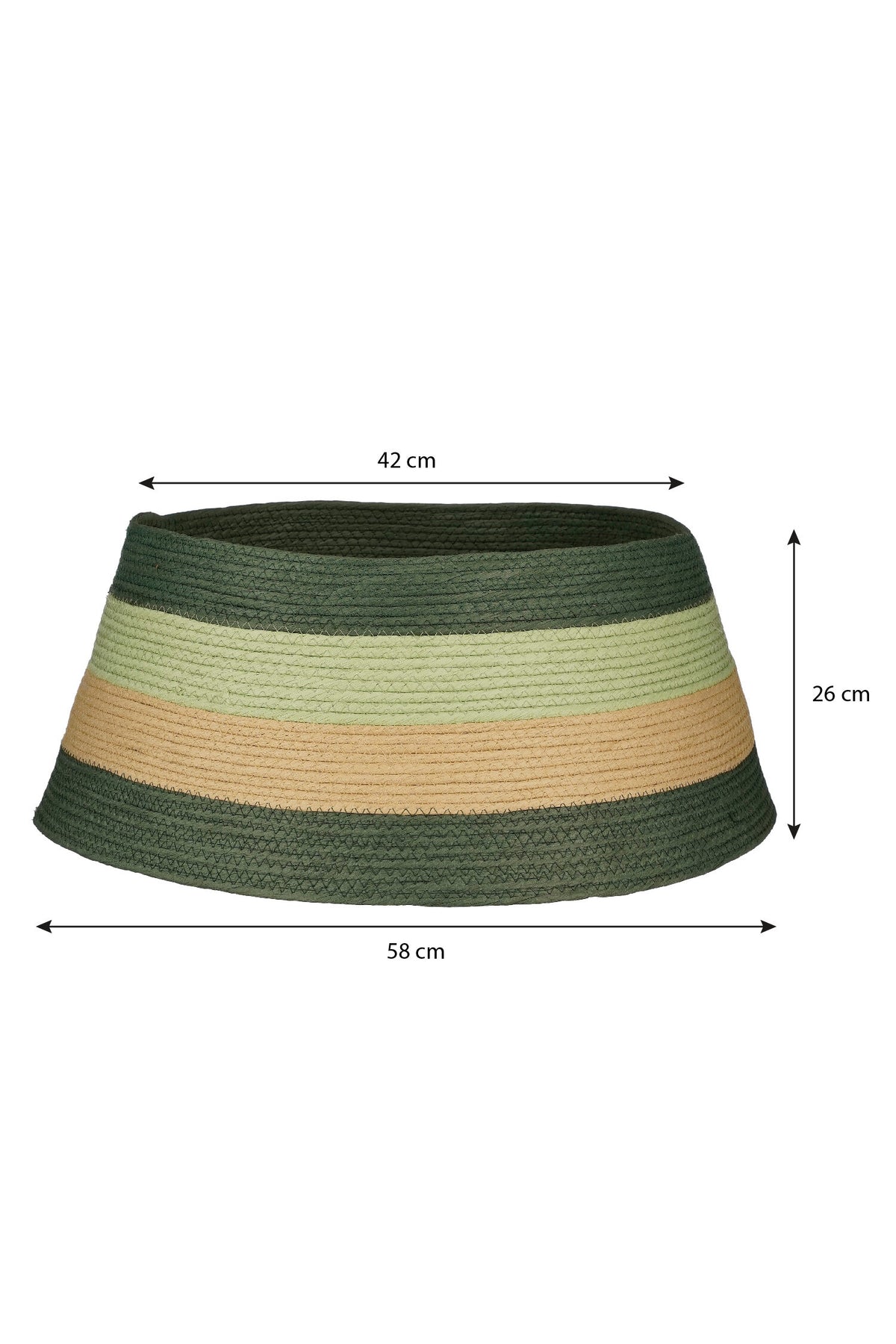 Treeskirt Green Fsc Mix - H26Xd58Cm