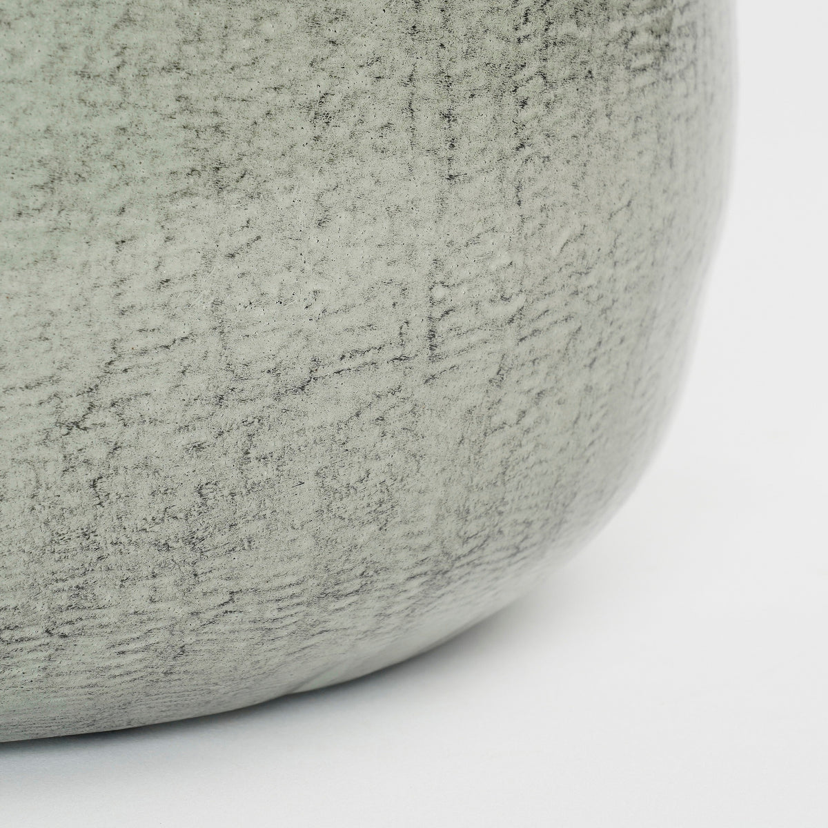 Benson Pot Round L. Grey - H27Xd32Cm