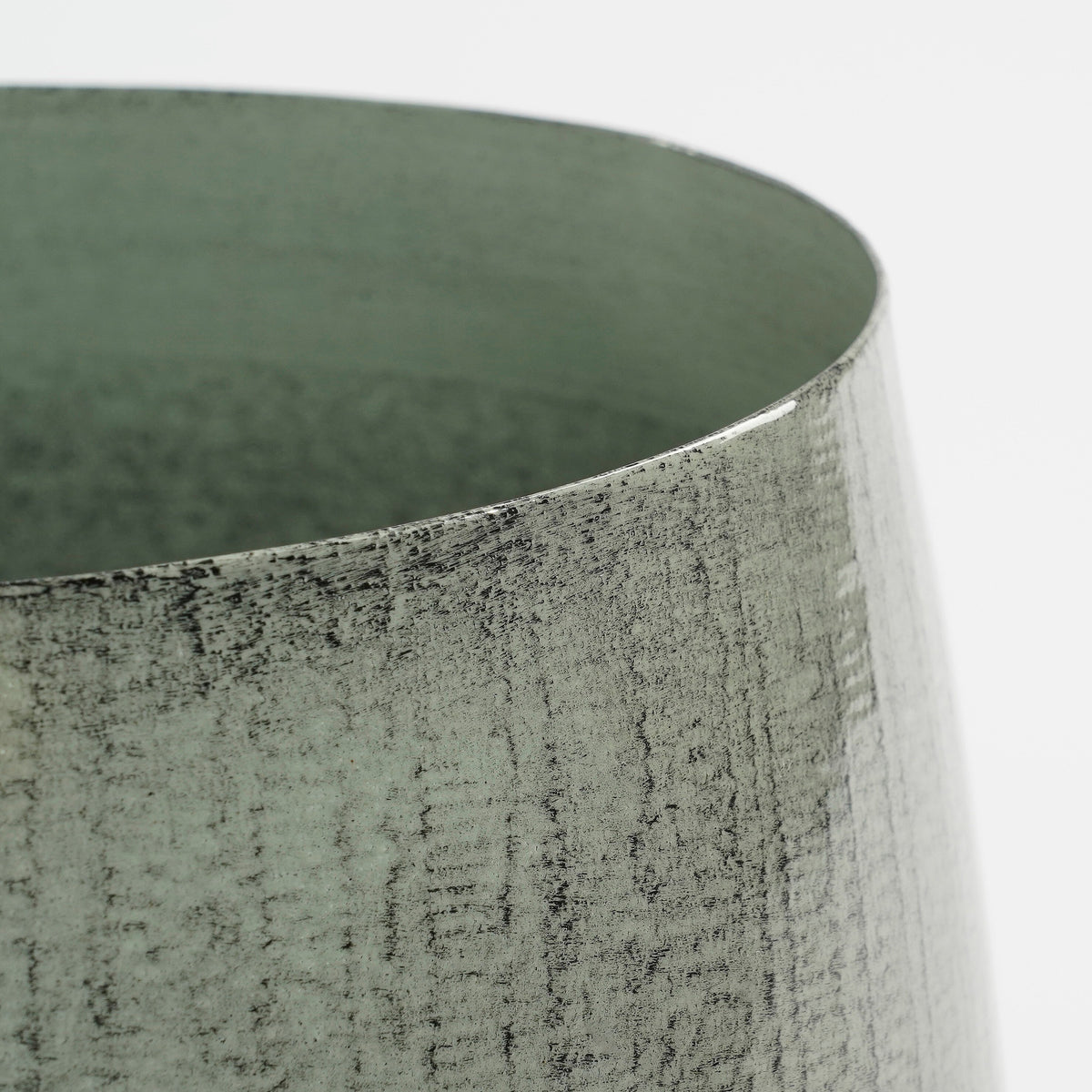 Benson Pot Round L. Grey - H27Xd32Cm