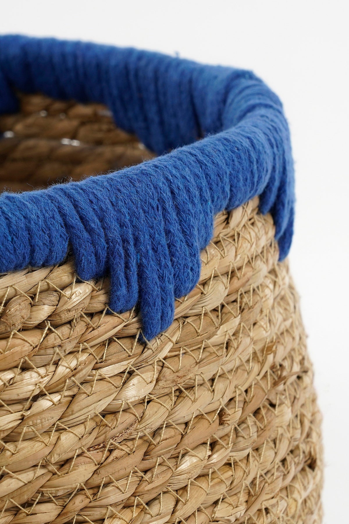Jorck Basket Round Blue Set Of 3 - H24Xd26Cm