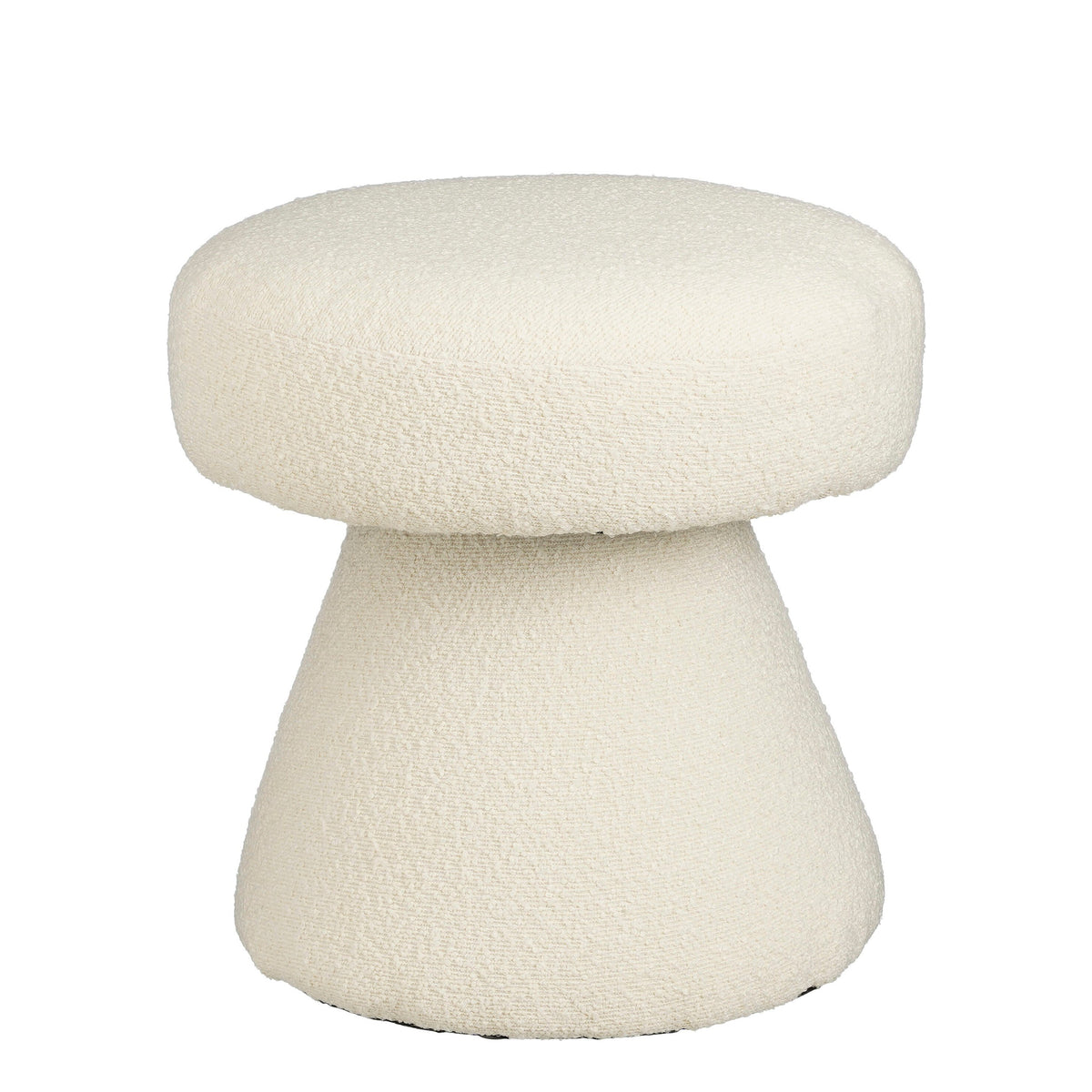 Pouffe Off White - H46Xd49Cm