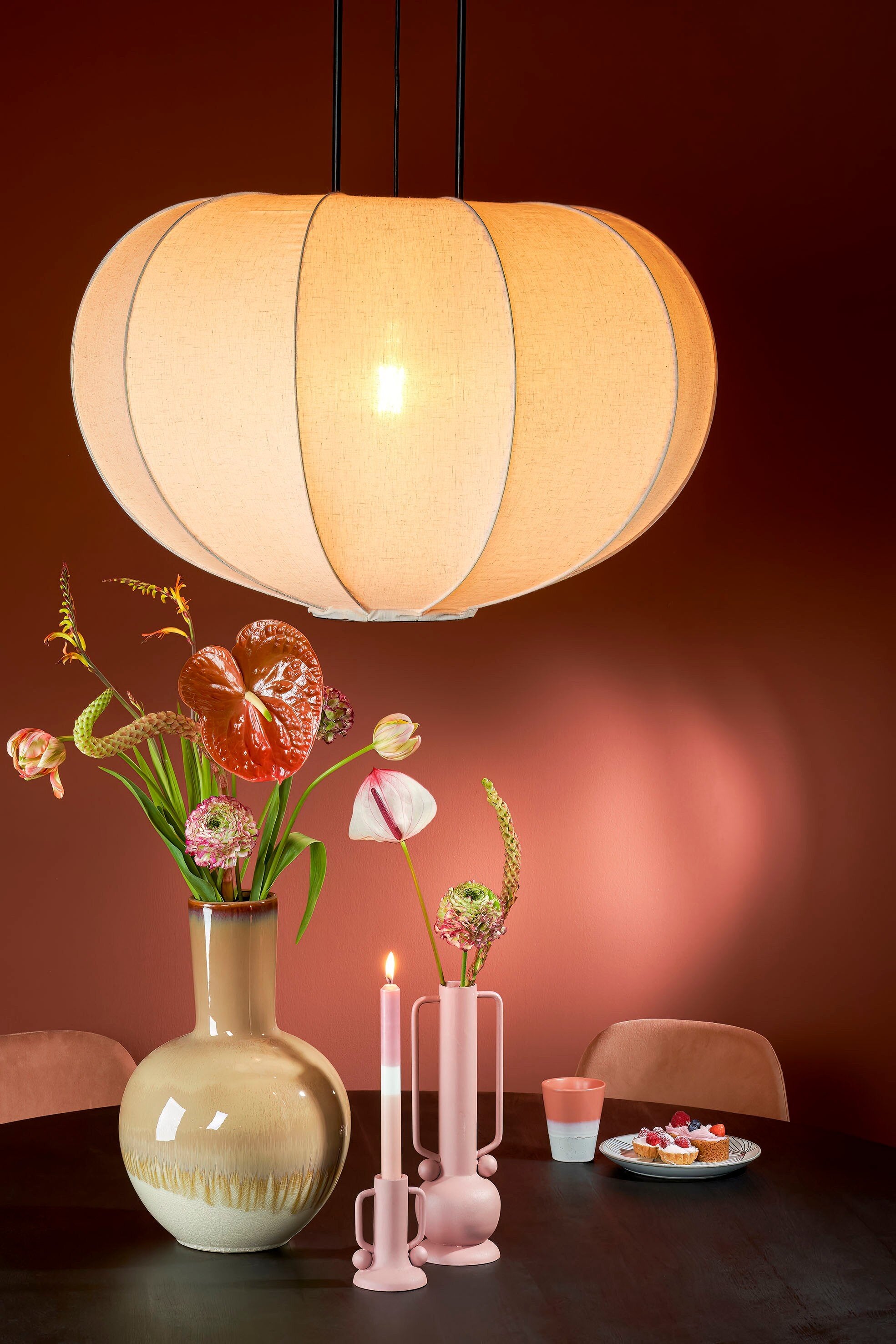 Holm Vase Cream - H42Xd27,5Cm