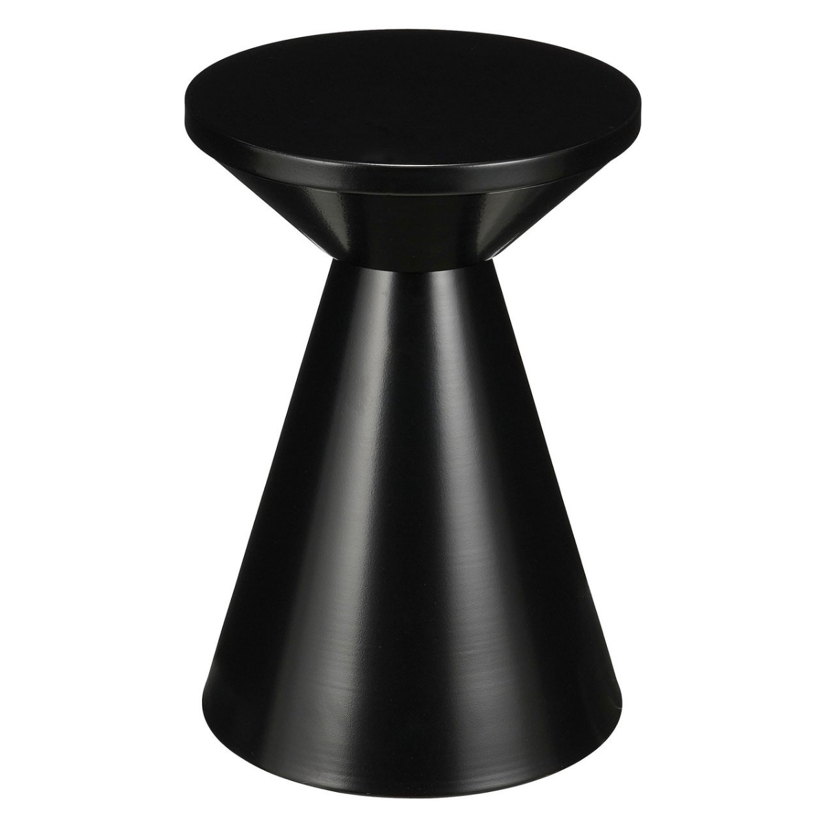 Jim Bijzettafel - H45 X Ø31 Cm - Ijzer - Zwart