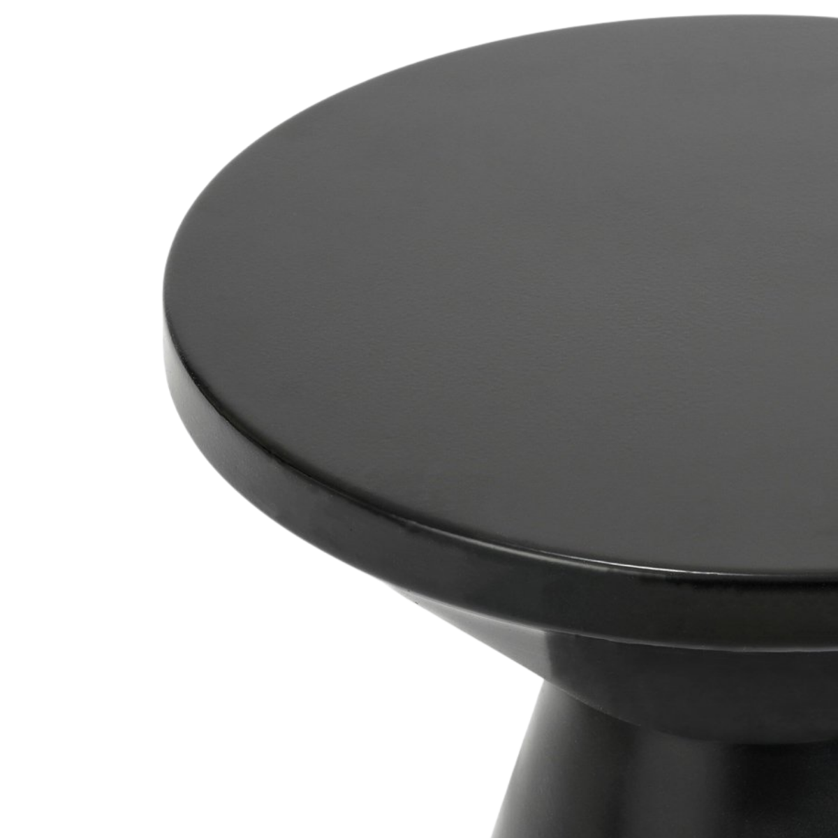 Jim Bijzettafel - H45 X Ø31 Cm - Ijzer - Zwart