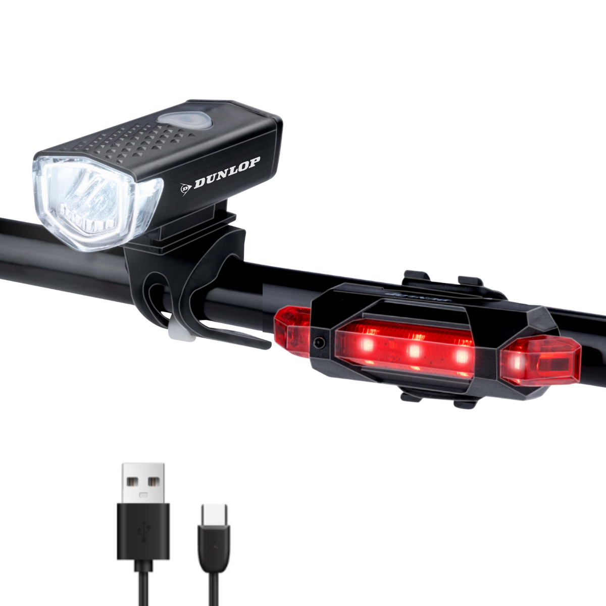 Bicycle Light 2Pcs/Set Recharg
