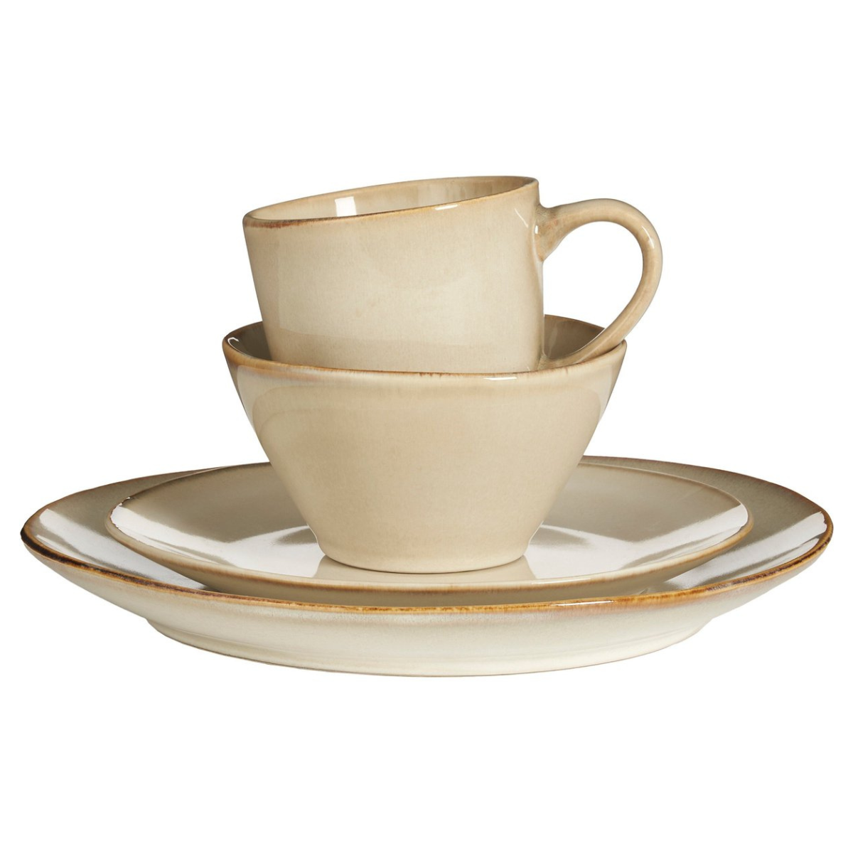 Racco Serviesset 4 Personen - Steengoed - Beige