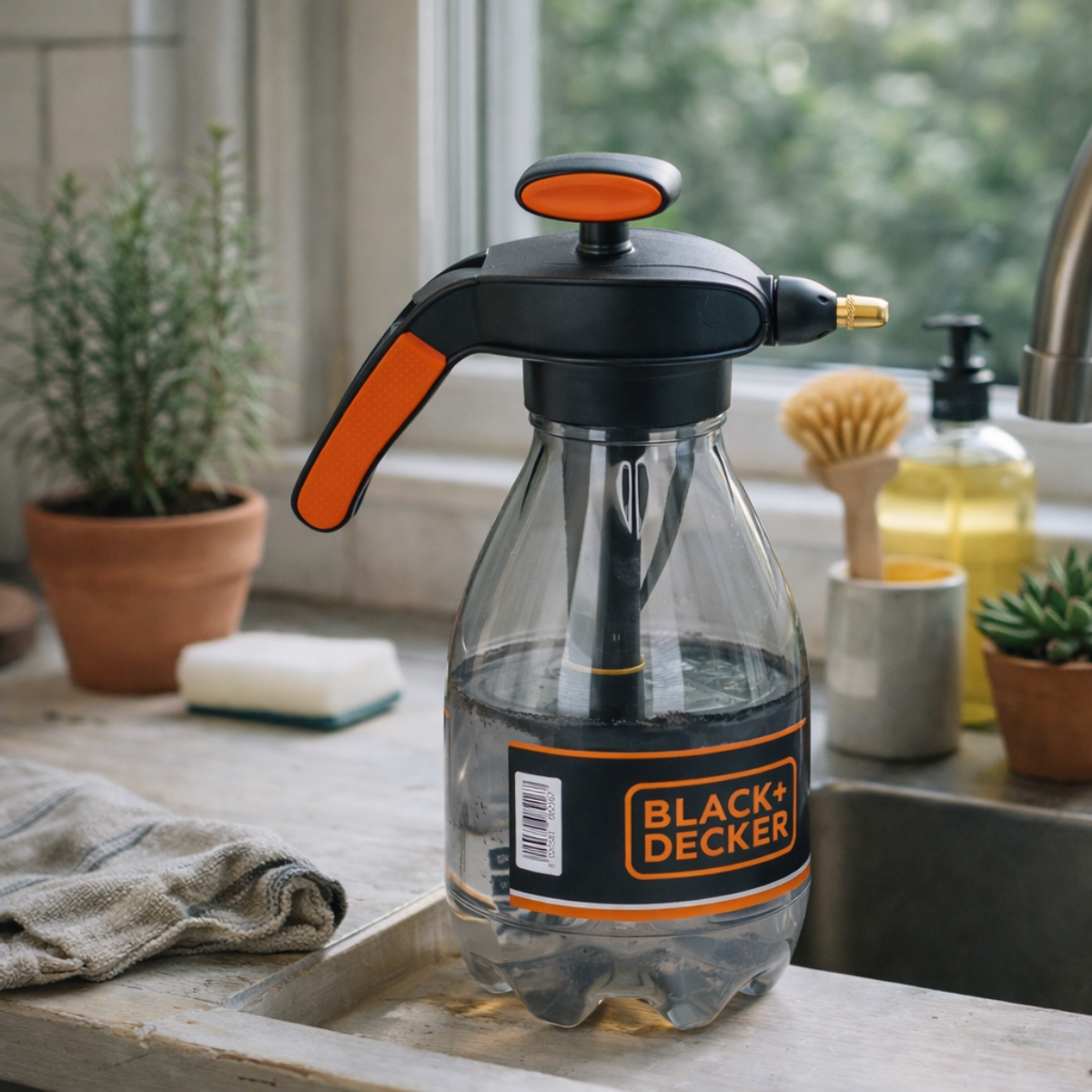 Manual Sprayer 2L W/ Transparent Pet Tank