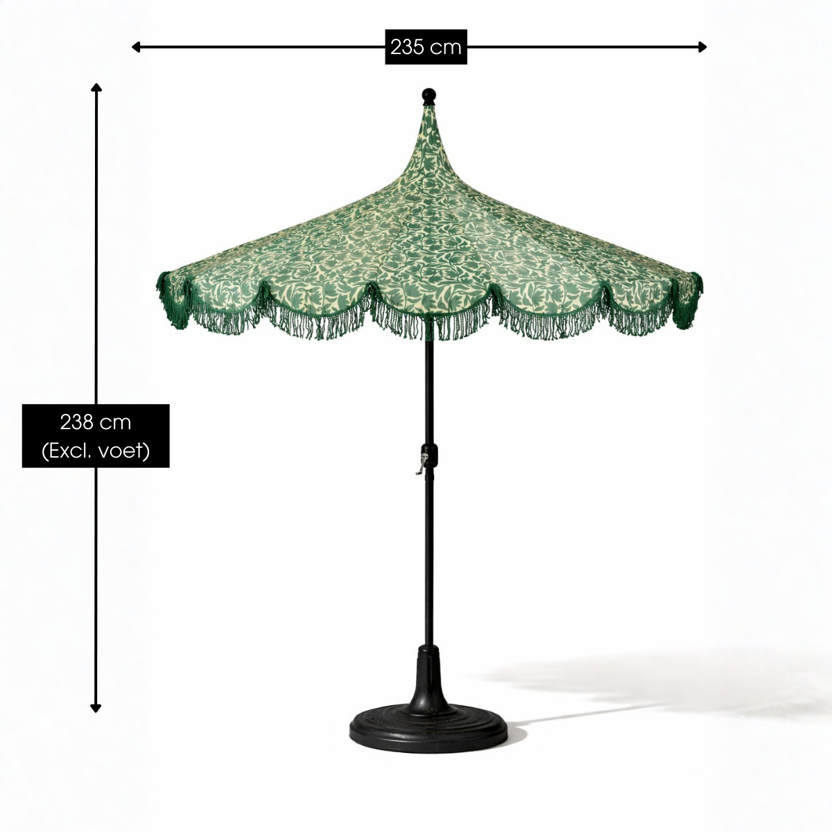 Kelly Parasol Donkergroen
