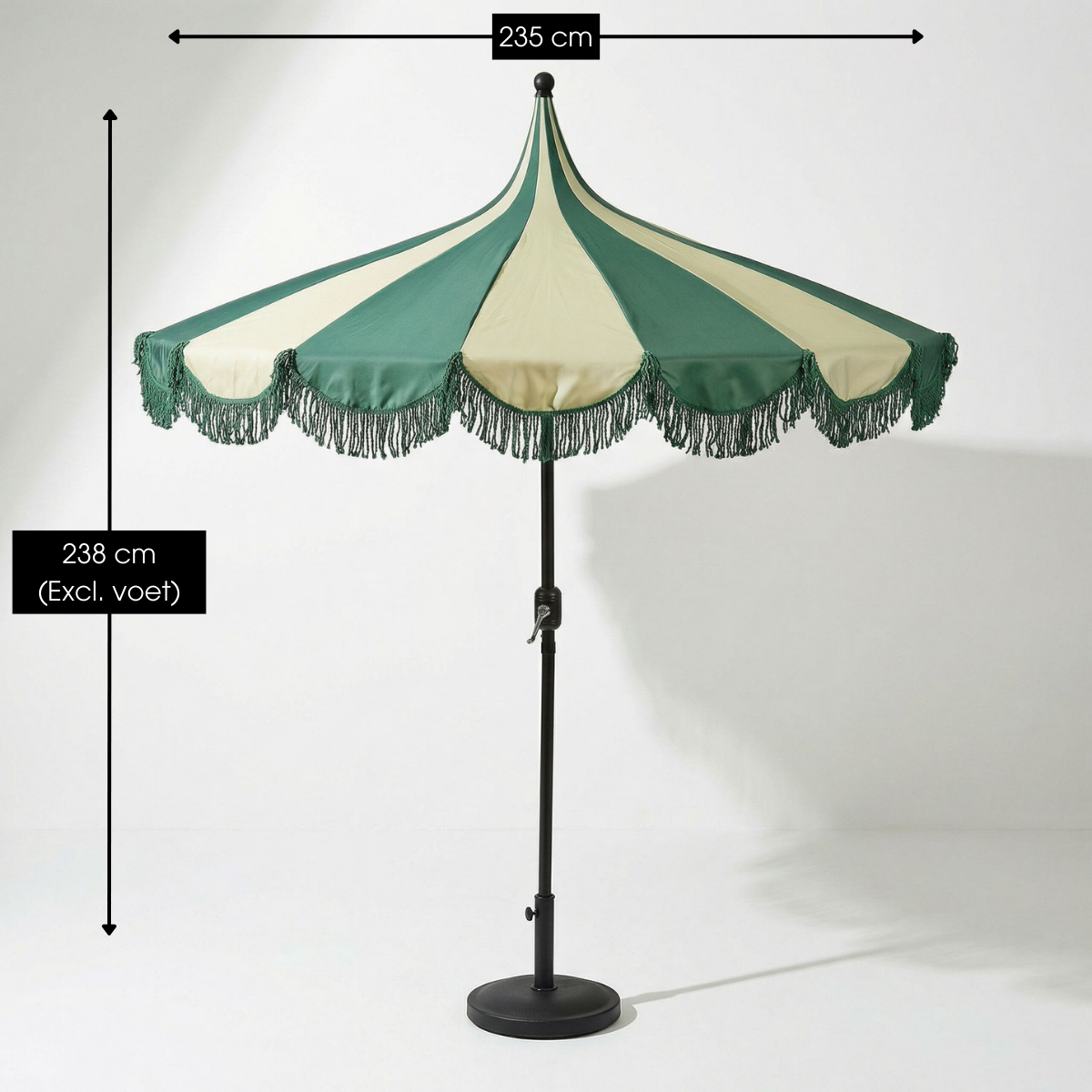 Kim Parasol Donkergroen