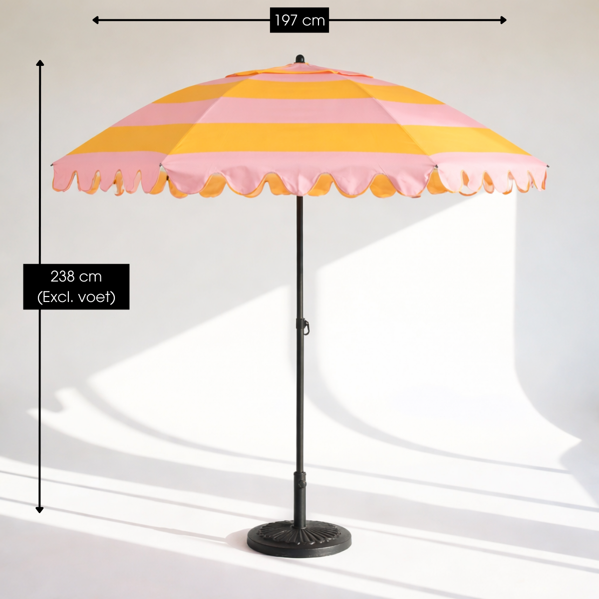 Parasol Strepen Geel