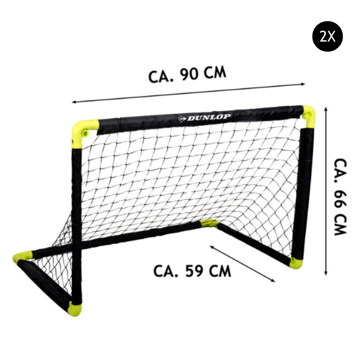 Goal Soccer 90X59X61Cm 2 Set [2X 8711252133591]