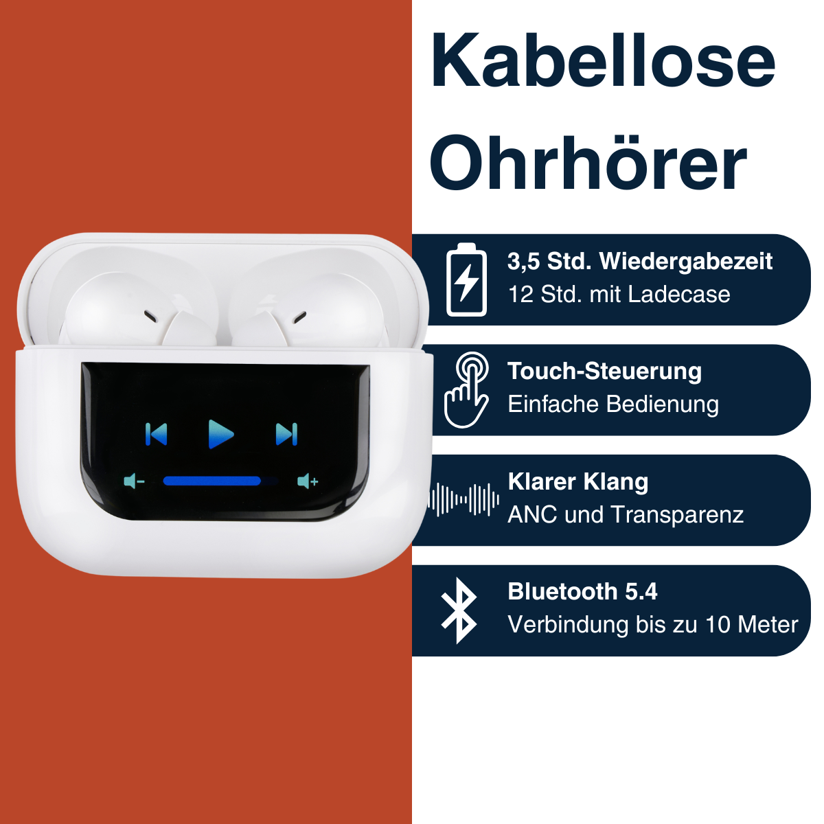Earbuds Anc With Led Display
