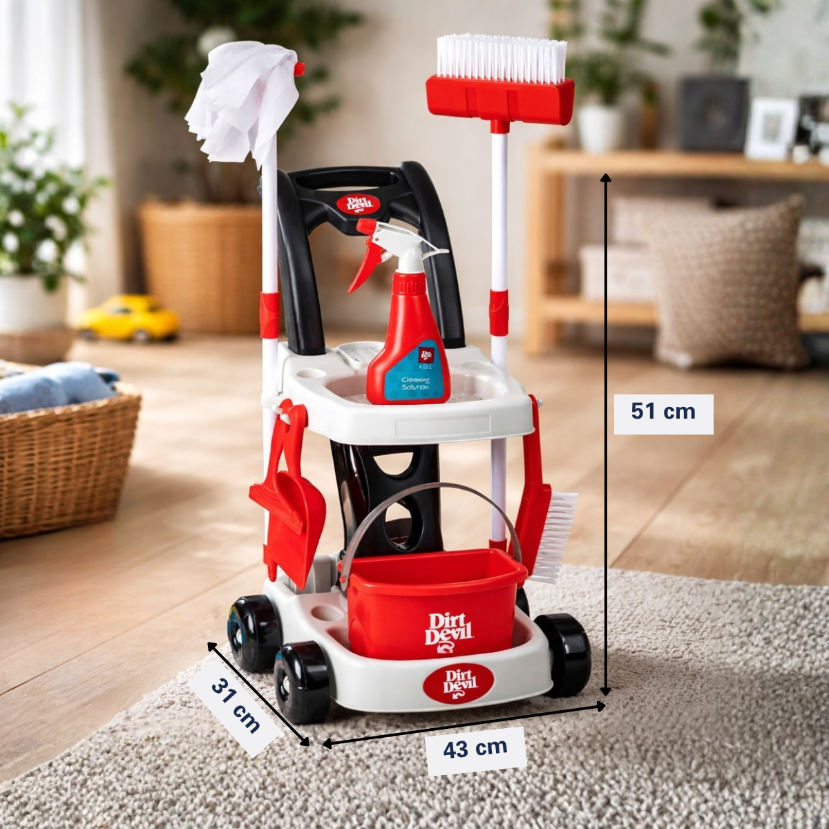 Cleaning Cart 8Pcs/Set