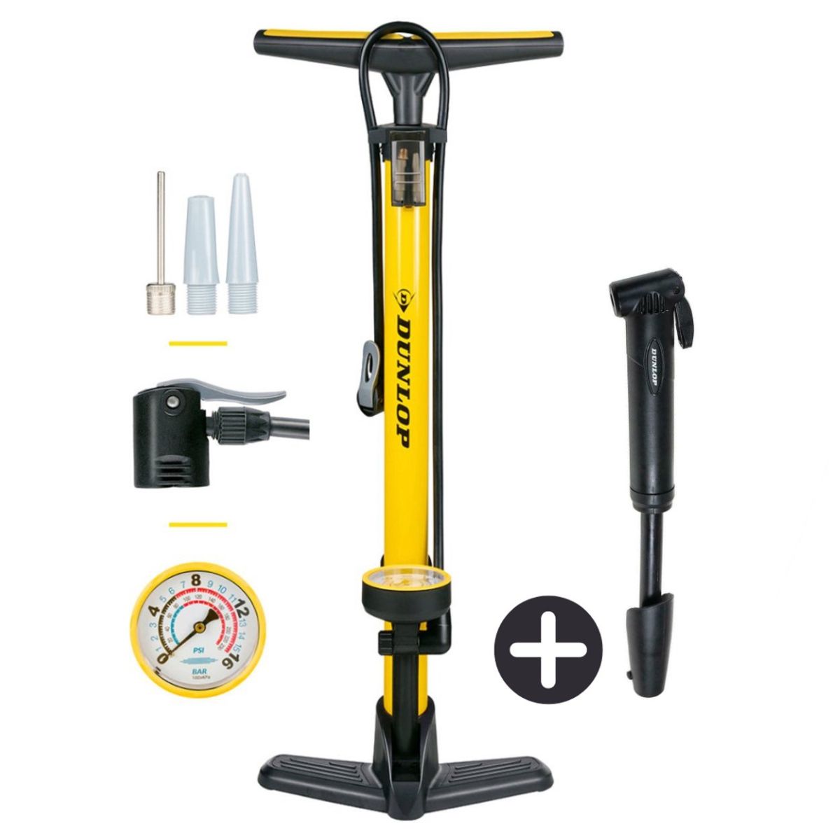 Fietspomp Set Met Mini Pomp