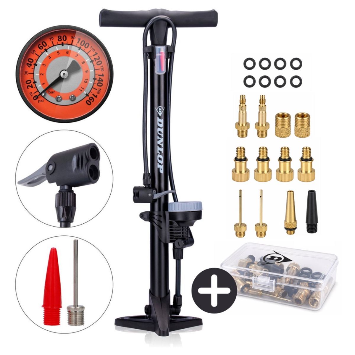 Fietspomp En Adapterset