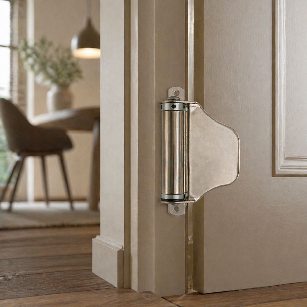 Deursluiter - Index Met Flens - 100 X 55 Mm - Vernikkeld