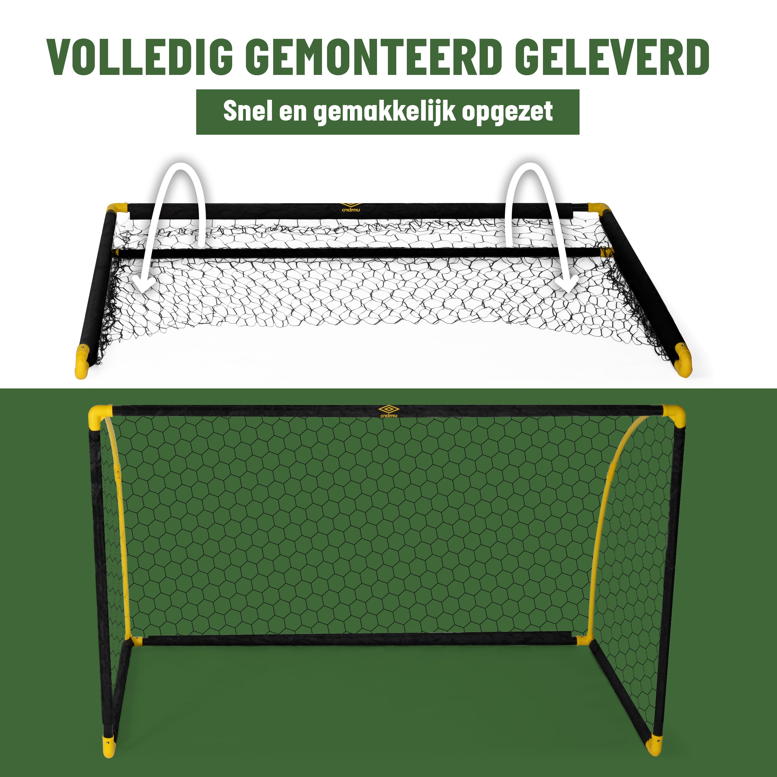 Voetbaldoel 180X91X120Cm 2 Stuks