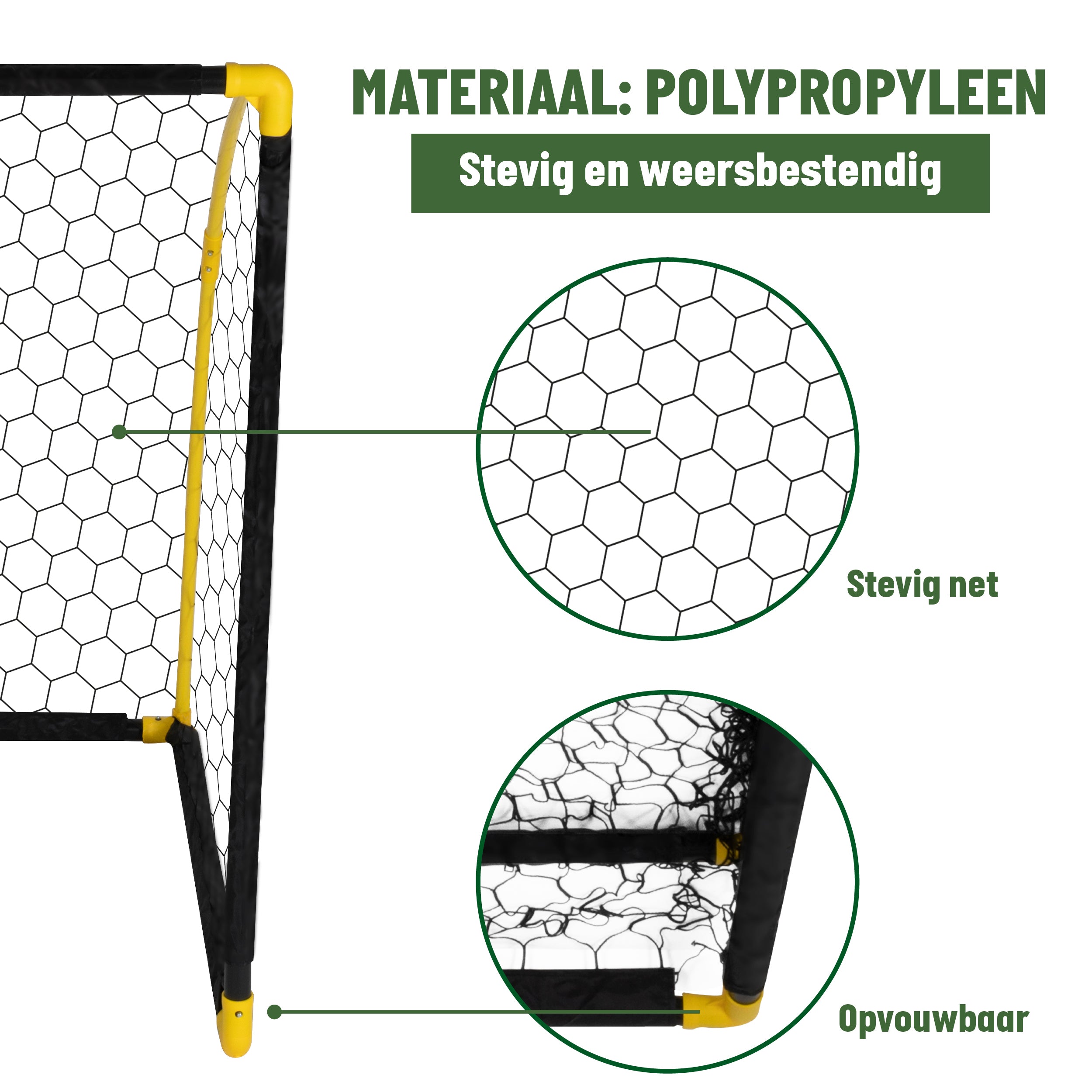Voetbaldoel 180X91X120Cm 2 Stuks