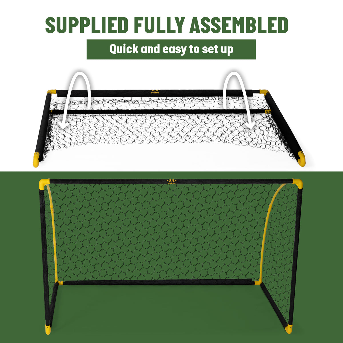 Voetbaldoel 180X91X120Cm 2 Stuks