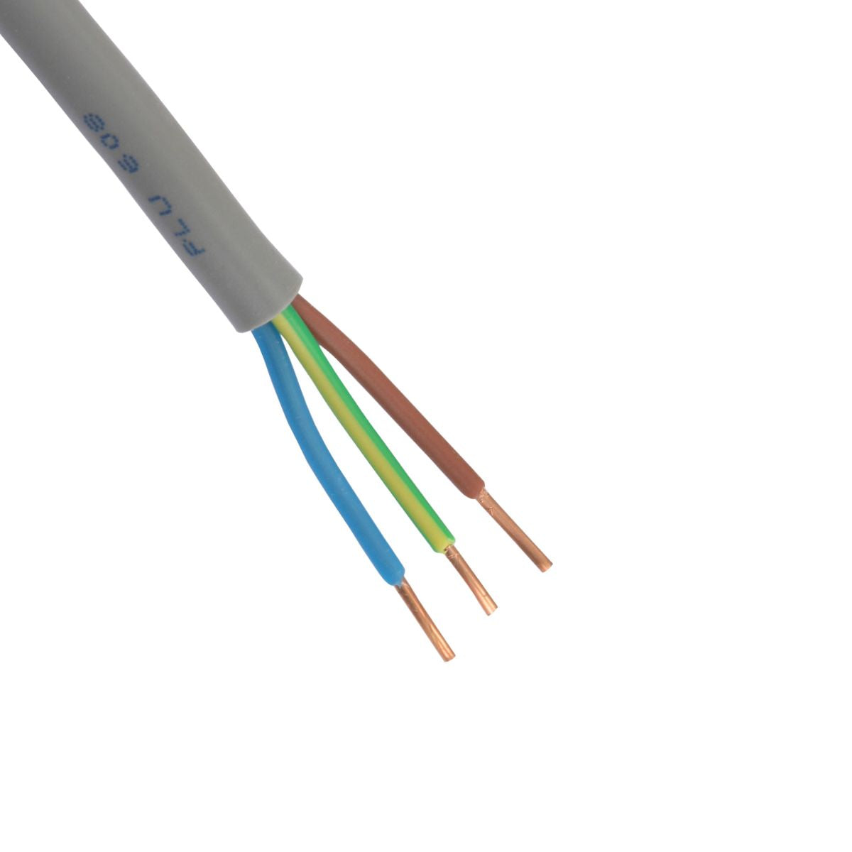 Buitenkabel - Xmvk - 3 X 2.5 Mm² - 25 M - Grijs