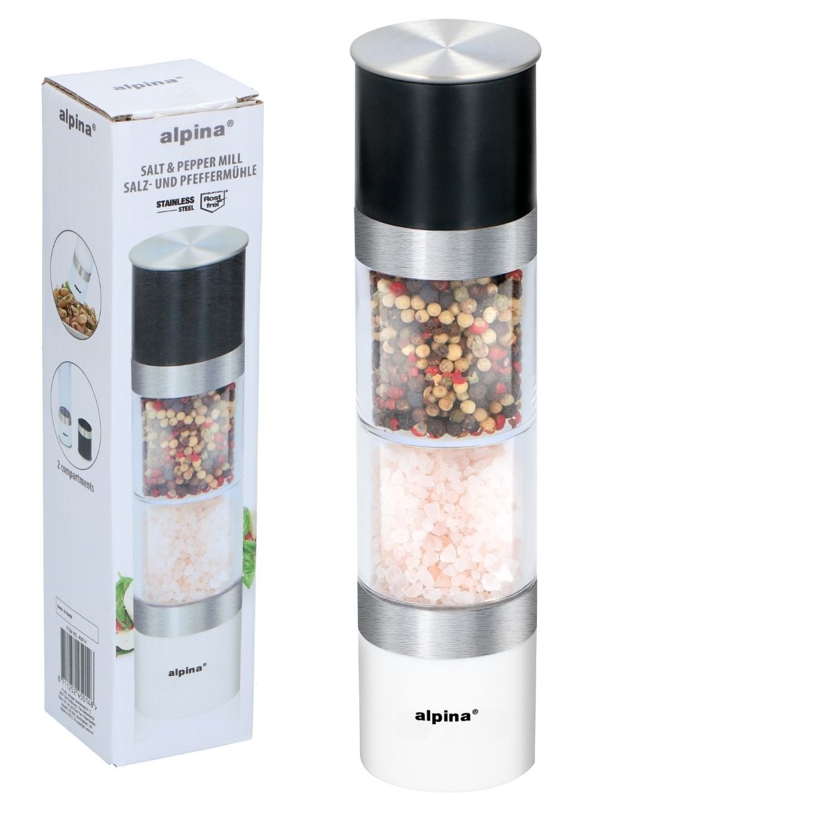 Salt & Pepper Mill Ø5X22Cm