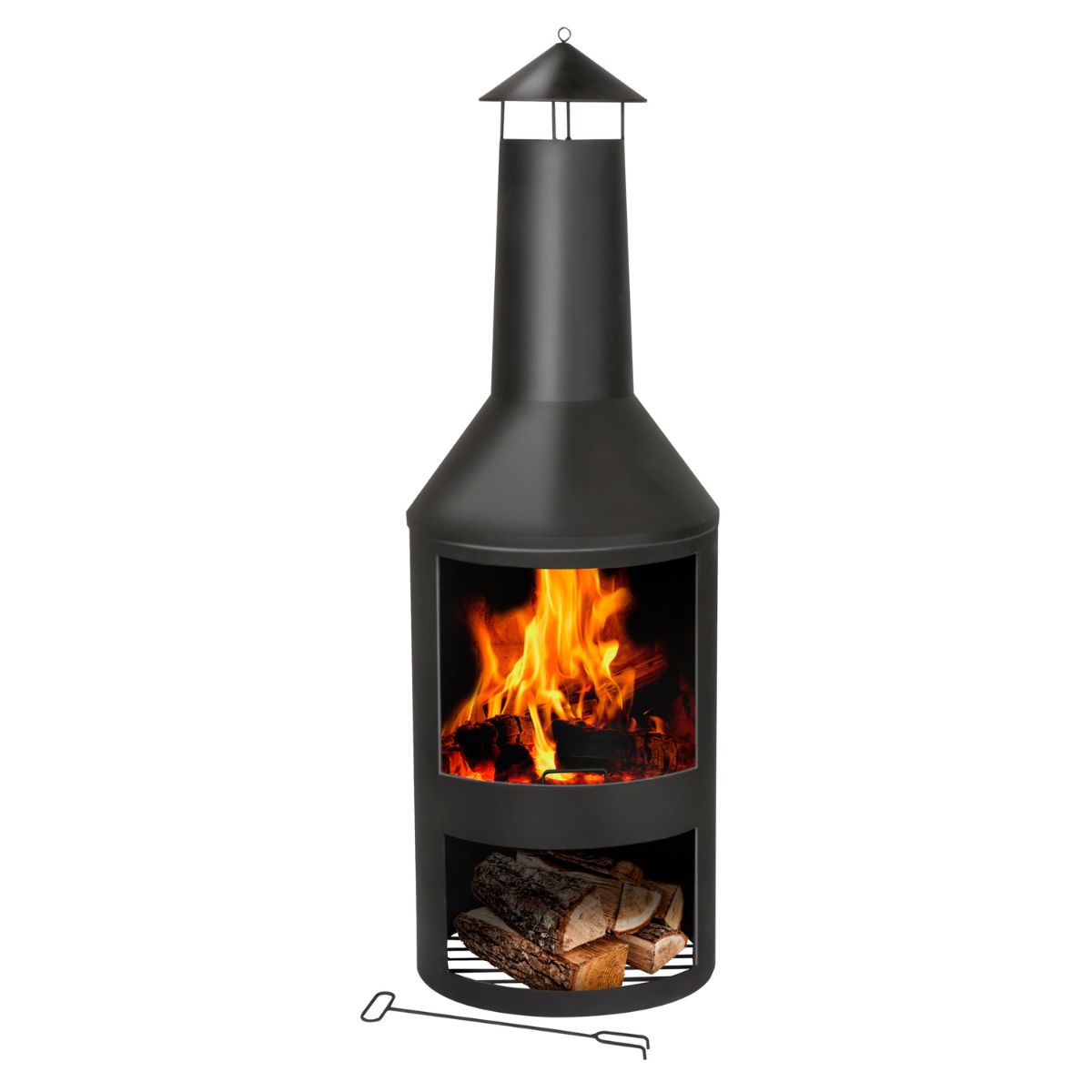 Fire Basket 44,5X44,5X134Cm