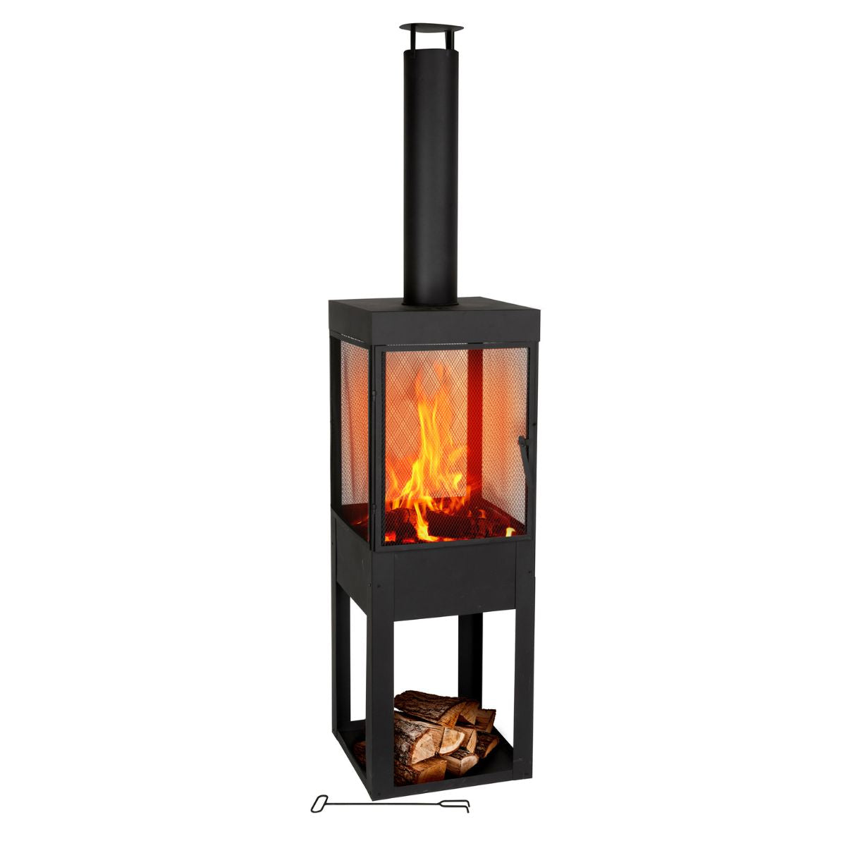 Fire Basket 48,4X44,4X192,8 Cm