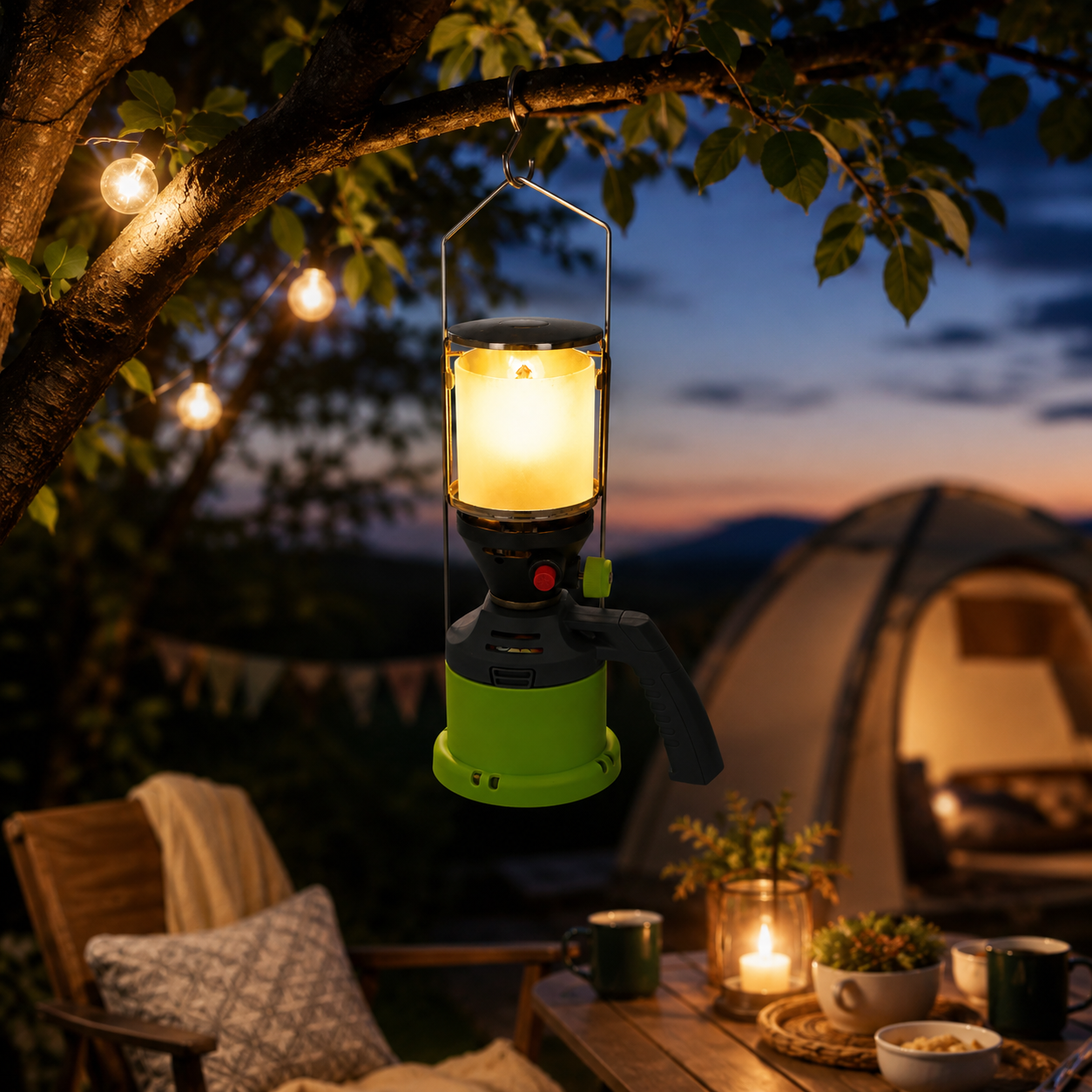 Camping Light Gas 190G Cart.